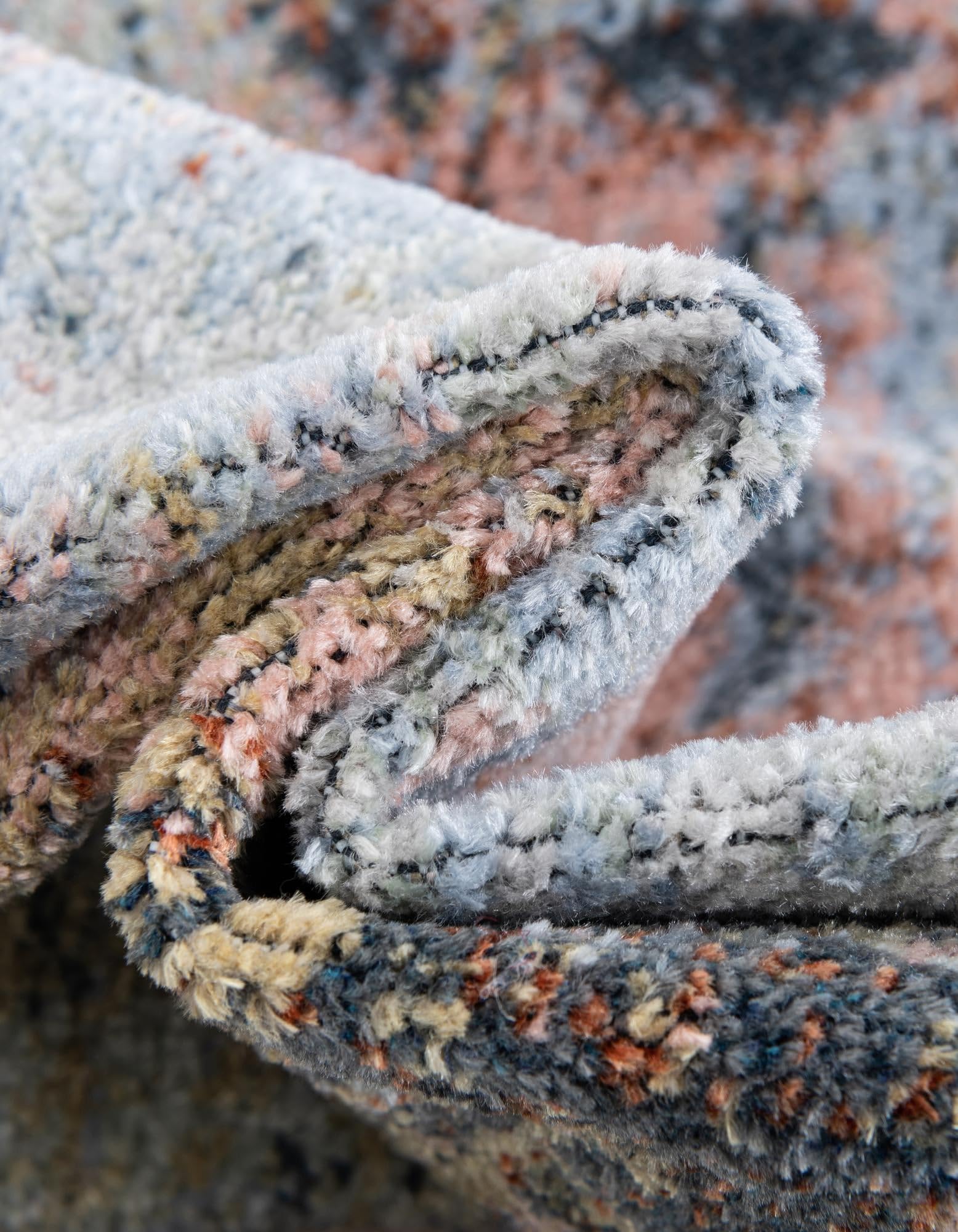 Rugs.com Kamala Washable Collection Rug – 10x14 Multi Medium-Pile Rug Perfect for Living Rooms, Large Dining Rooms, Open Floorplans - Image 7