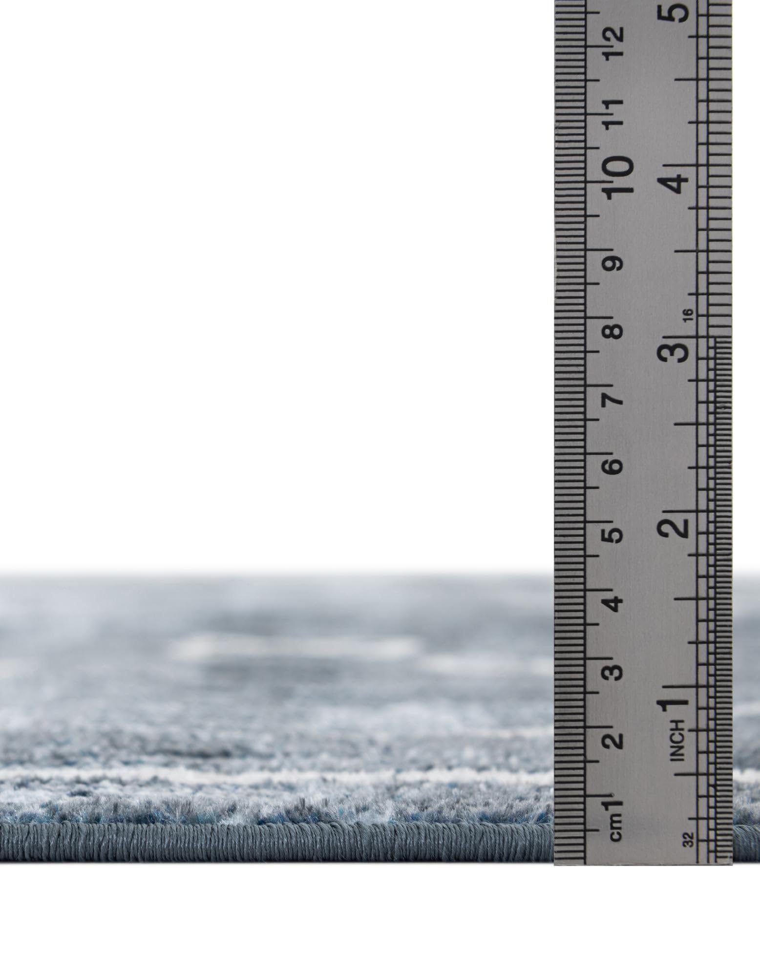 Rugs.com Kamala Washable Collection Rug – 10x14 Navy Blue Medium-Pile Rug Perfect for Living Rooms, Large Dining Rooms, Open Floorplans - Image 6