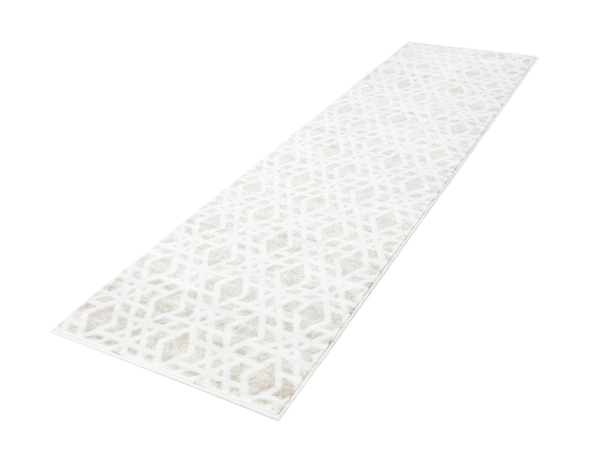 Rugs.com Laguna Collection Rug – 10 Ft Runner Ivory Medium-Pile Rug Perfect for Hallways, Entryways - Image 4