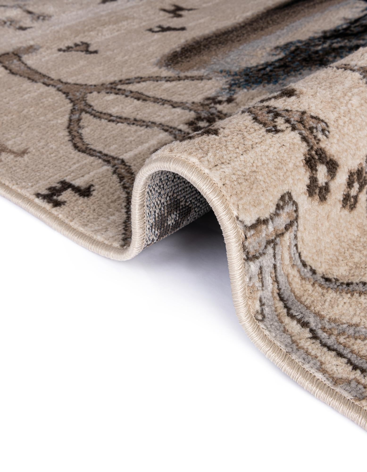 Rugs.com Laguna Collection Rug – 6 Ft Runner Beige Medium-Pile Rug Perfect for Hallways, Entryways - Image 8