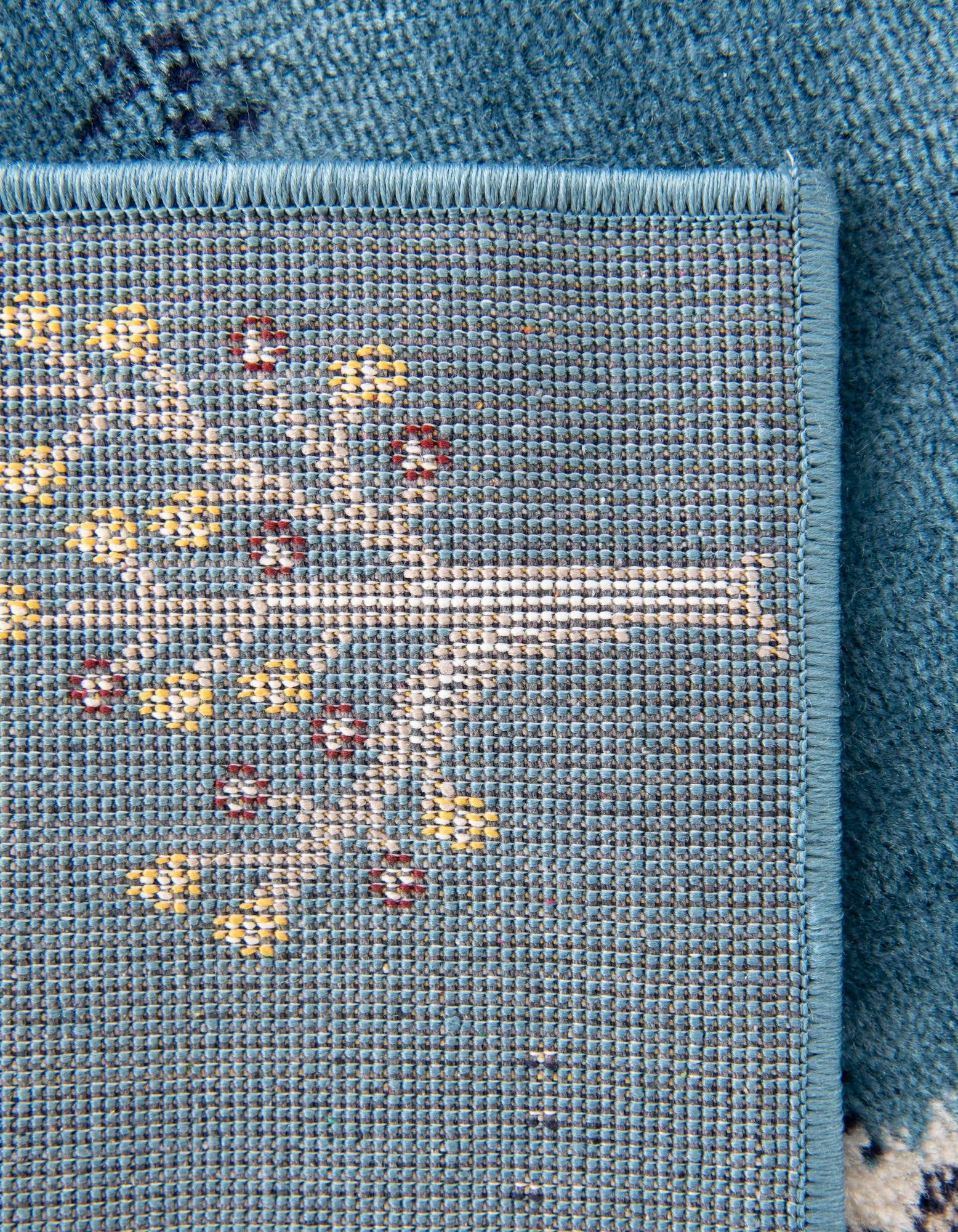 Rugs.com Laguna Collection Rug – 9x12 Blue Medium-Pile Rug Perfect for Living Rooms, Large Dining Rooms, Open Floorplans - Image 7