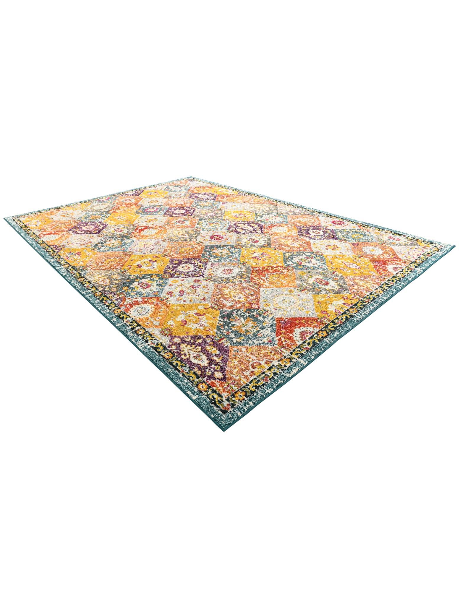 Rugs.com Madeline Collection Rug – 10x14 Multi Medium-Pile Rug Perfect for Living Rooms, Large Dining Rooms, Open Floorplans - Image 4