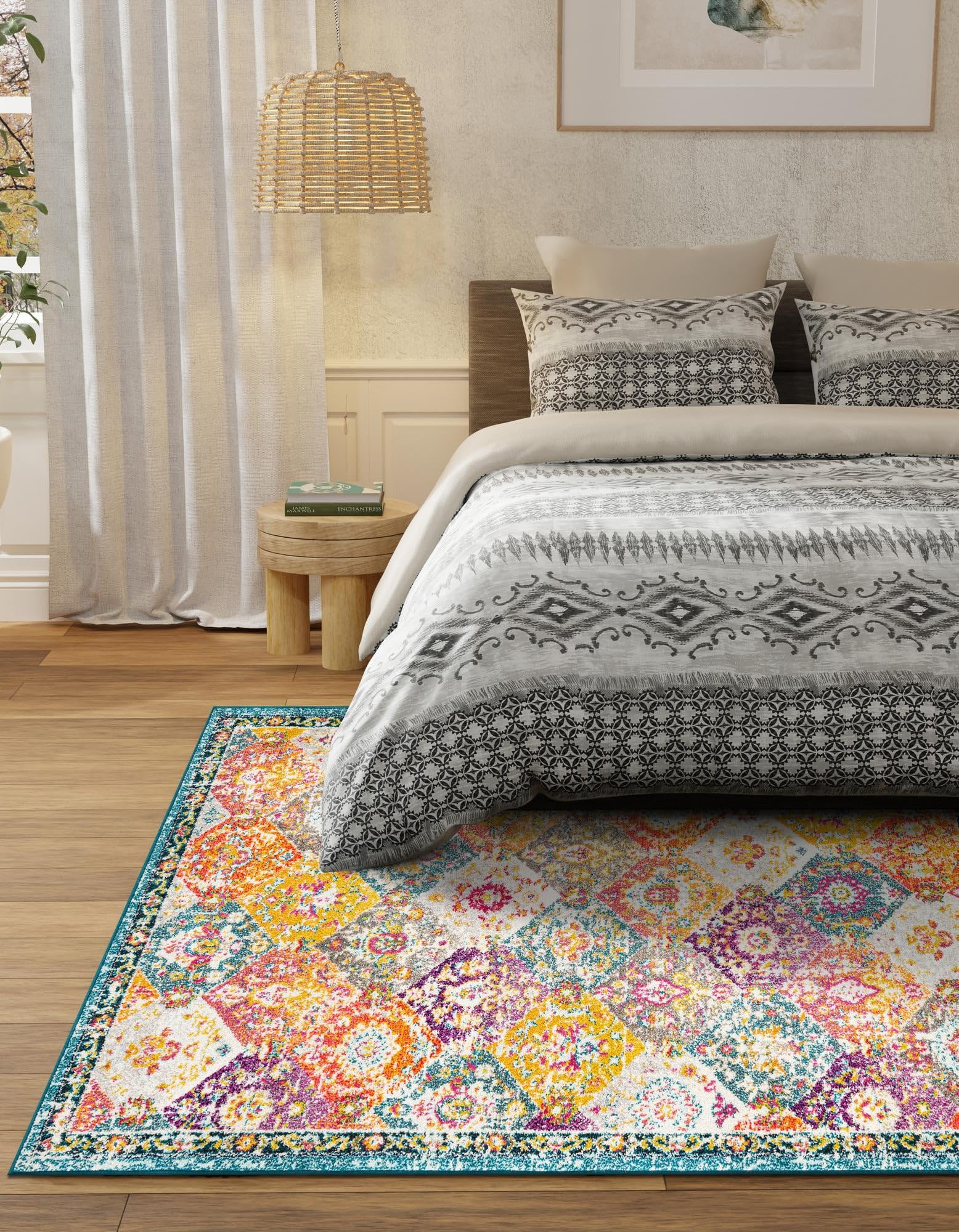 Rugs.com Madeline Collection Rug – 10x14 Multi Medium-Pile Rug Perfect for Living Rooms, Large Dining Rooms, Open Floorplans - Image 6