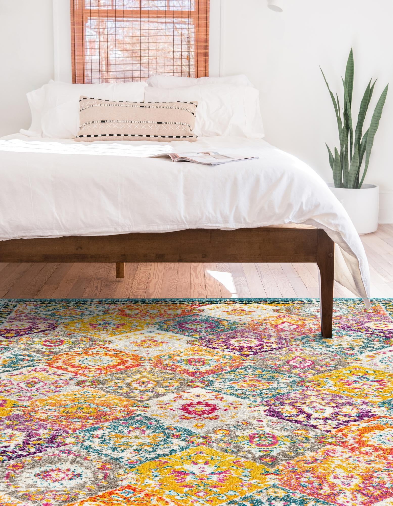 Rugs.com Madeline Collection Rug – 10x14 Multi Medium-Pile Rug Perfect for Living Rooms, Large Dining Rooms, Open Floorplans - Image 8