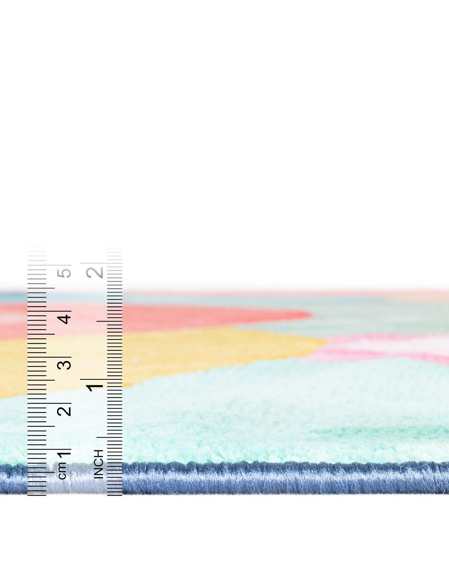 Rugs.com Medina Collection Rug – 13 Ft Runner Multi Medium-Pile Rug Perfect for Hallways, Entryways - Image 9