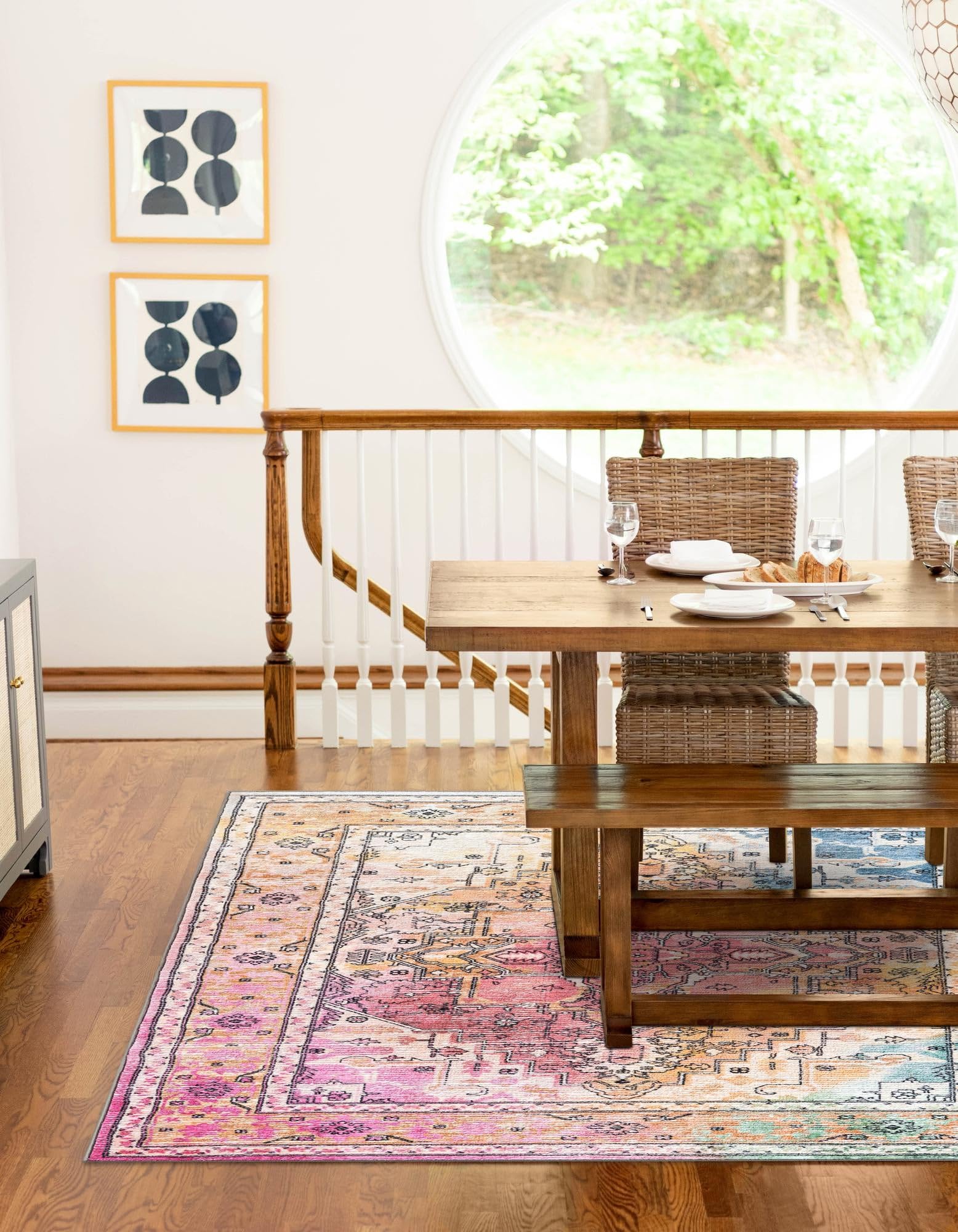 Rugs.com Medina Collection Rug – 3x5 Multi Medium-Pile Rug Perfect for Entryways, Kitchens, Breakfast Nooks, Accent Pieces - Image 6