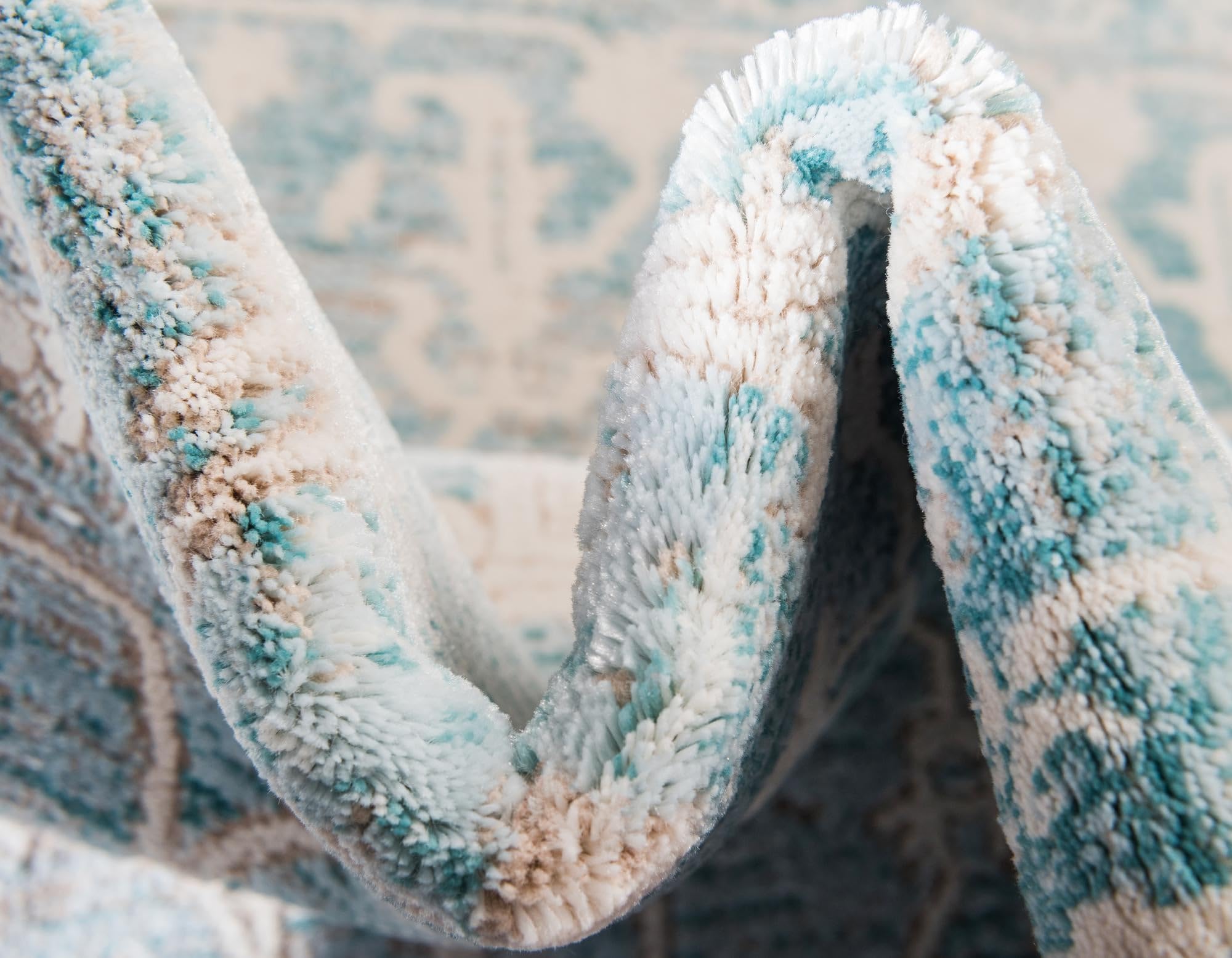 Rugs.com Modern Classical Collection Rug – 3x5 Light Blue Medium-Pile Rug Perfect for Entryways, Kitchens, Breakfast Nooks, Accent Pieces - Image 7