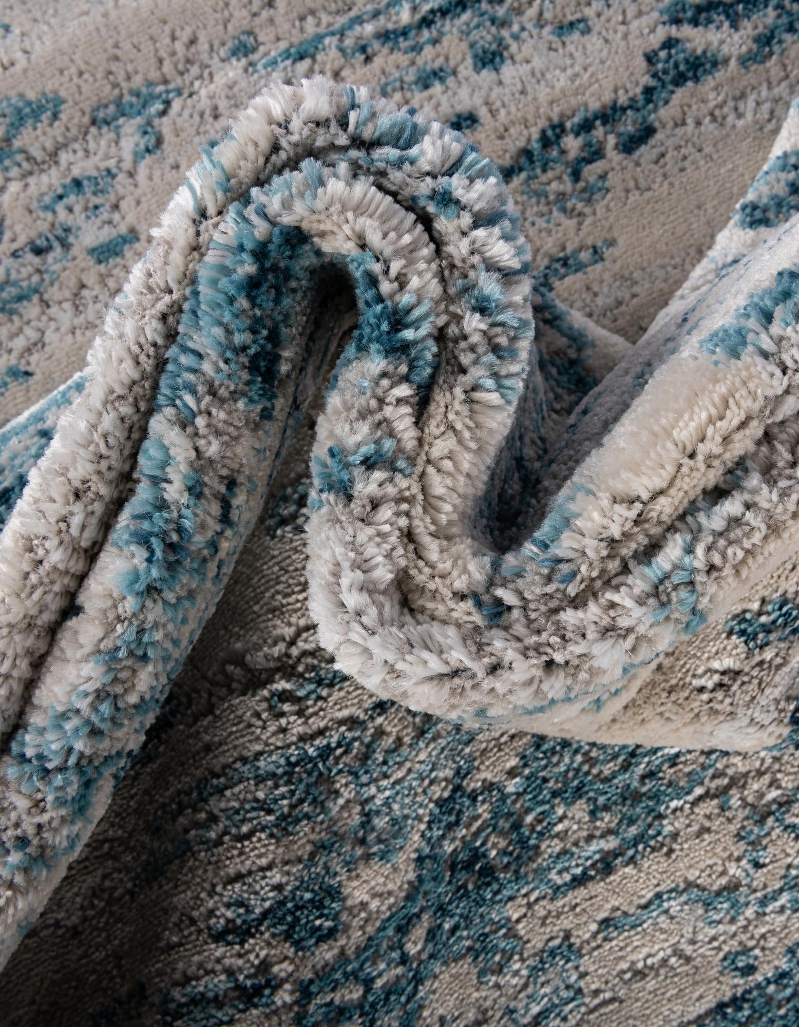 Rugs.com Oasis Collection Rug – 8x10 Oval Blue Medium-Pile Rug Perfect for Living Rooms, Large Dining Rooms, Open Floorplans - Image 9