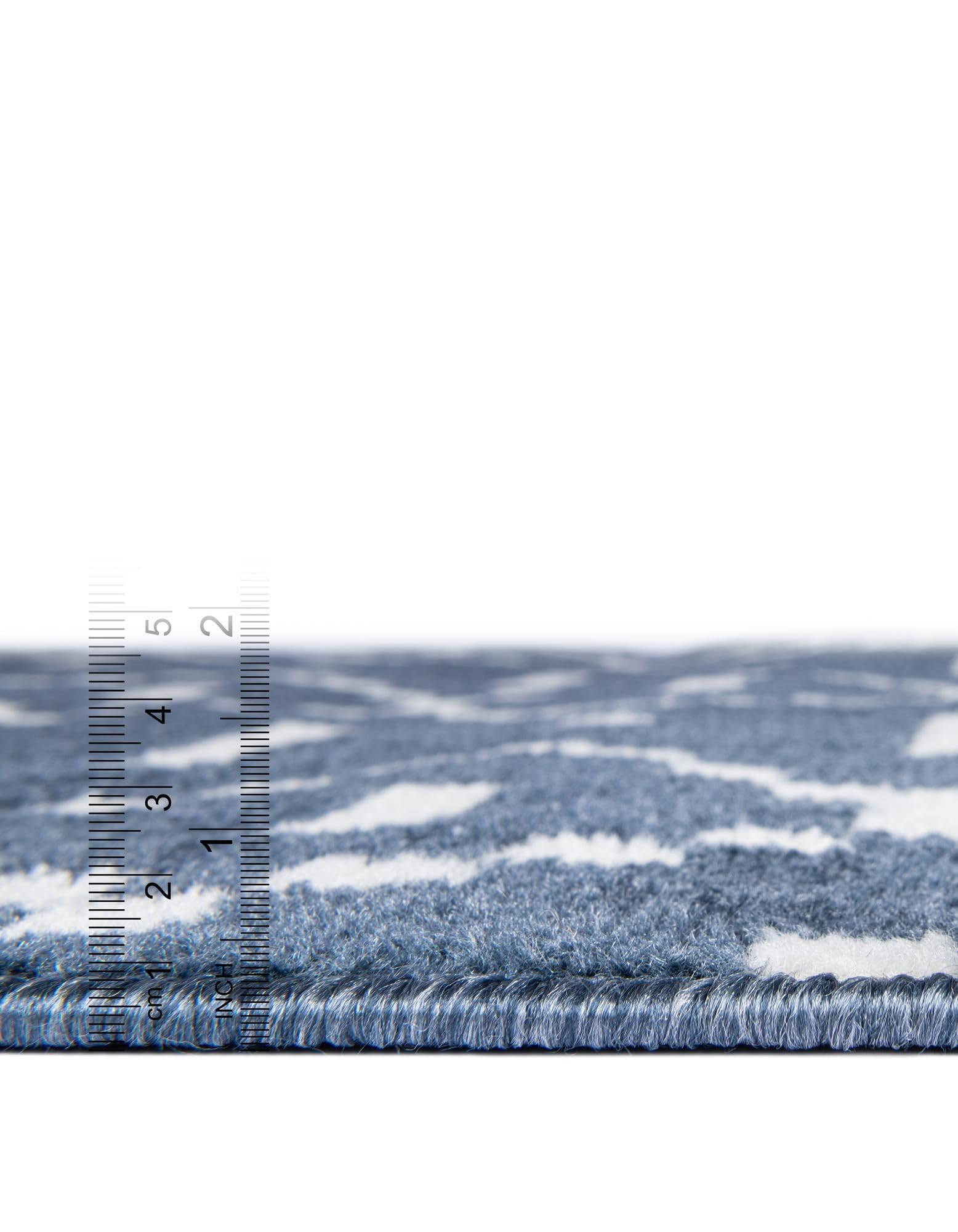 Rugs.com Oslo Collection Rug – 10 Ft Round Blue Medium-Pile Rug Perfect for Kitchens, Dining Rooms - Image 6