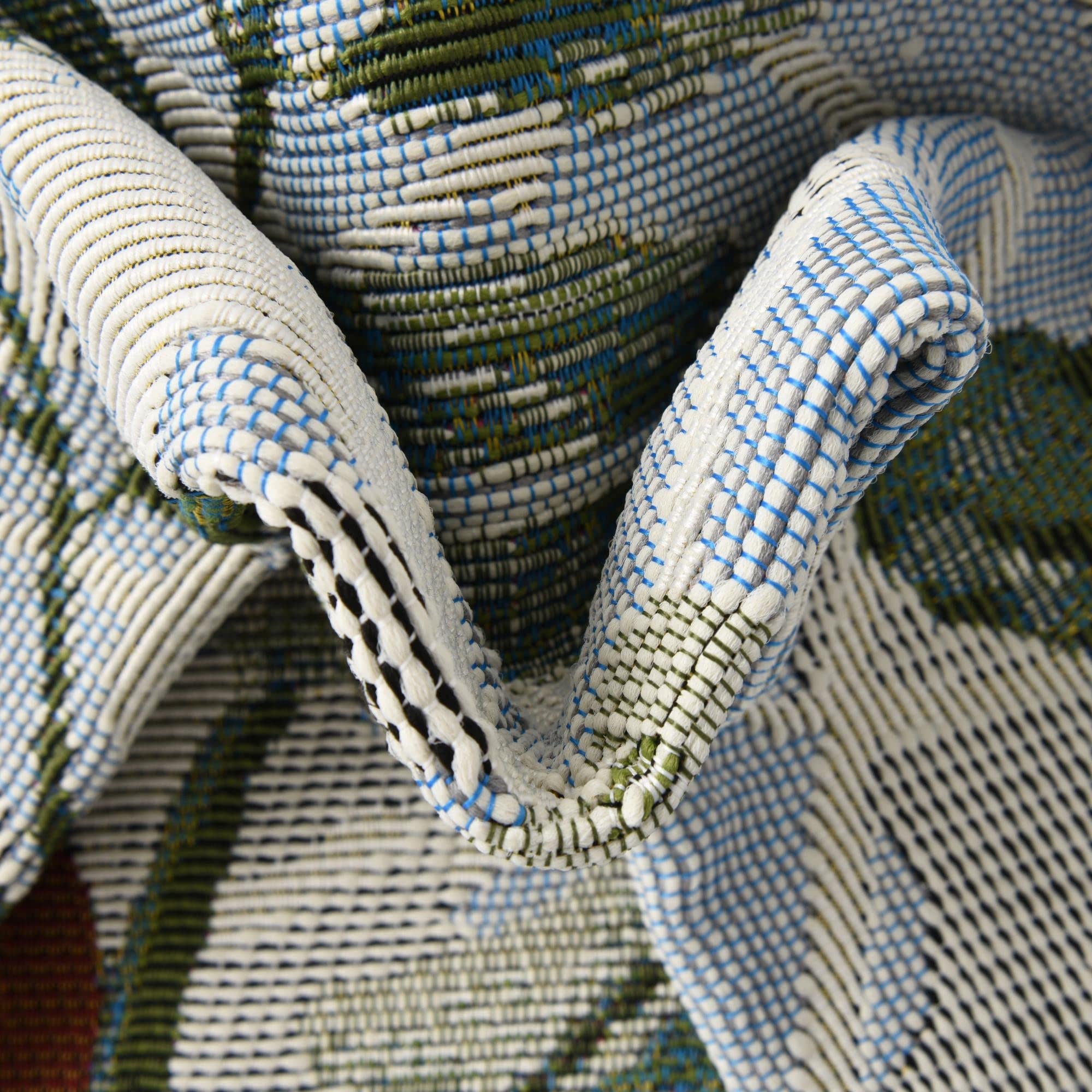 Rugs.com Outdoor Botanical Collection Rug – 10 Ft Square Multi Flatweave-Pile Rug Perfect for Living Rooms, Kitchens, Entryways - Image 8