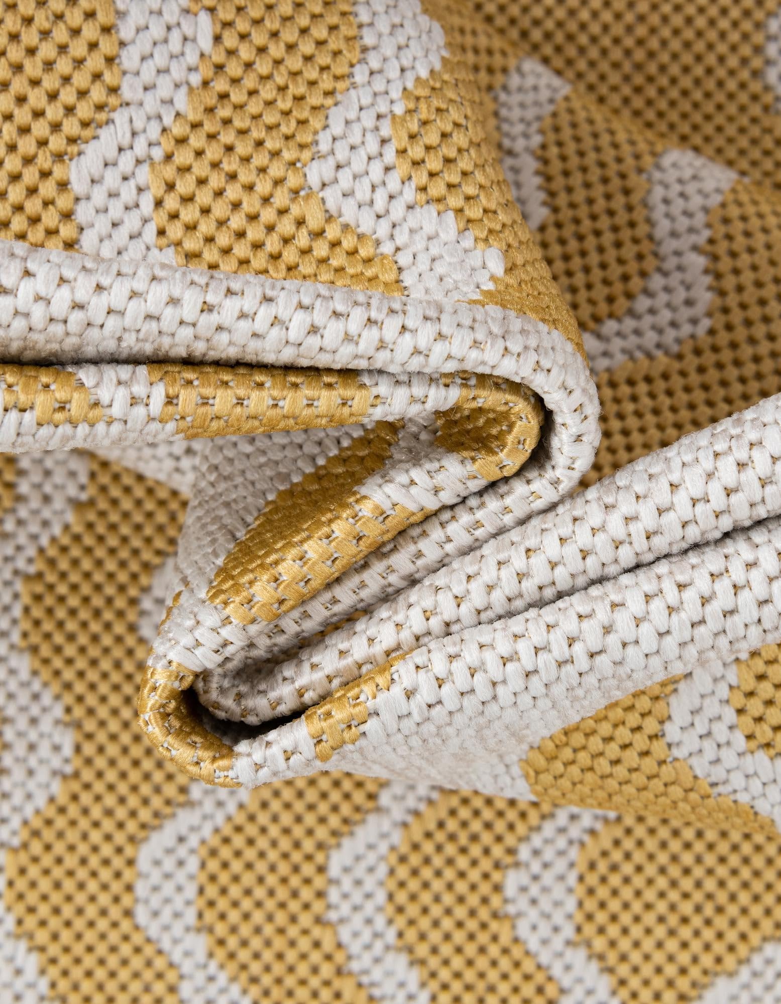 Rugs.com Outdoor Coastal Collection Rug – 2x3 Yellow Flatweave-Pile Rug Perfect for Entryways, Kitchens, Breakfast Nooks, Accent Pieces - Image 7