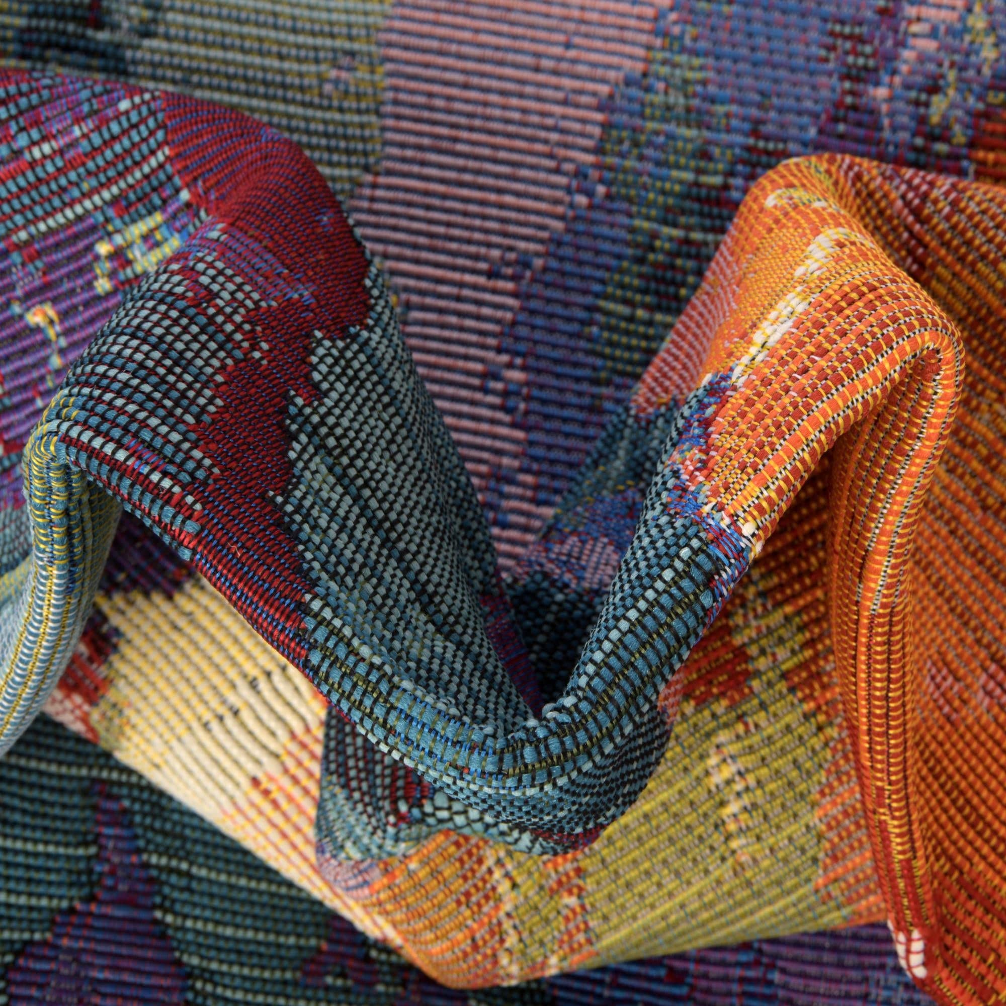 Rugs.com Outdoor Modern Collection Rug – 2x3 Oval Multi Flatweave-Pile Rug Perfect for Living Rooms, Large Dining Rooms, Open Floorplans - Image 9