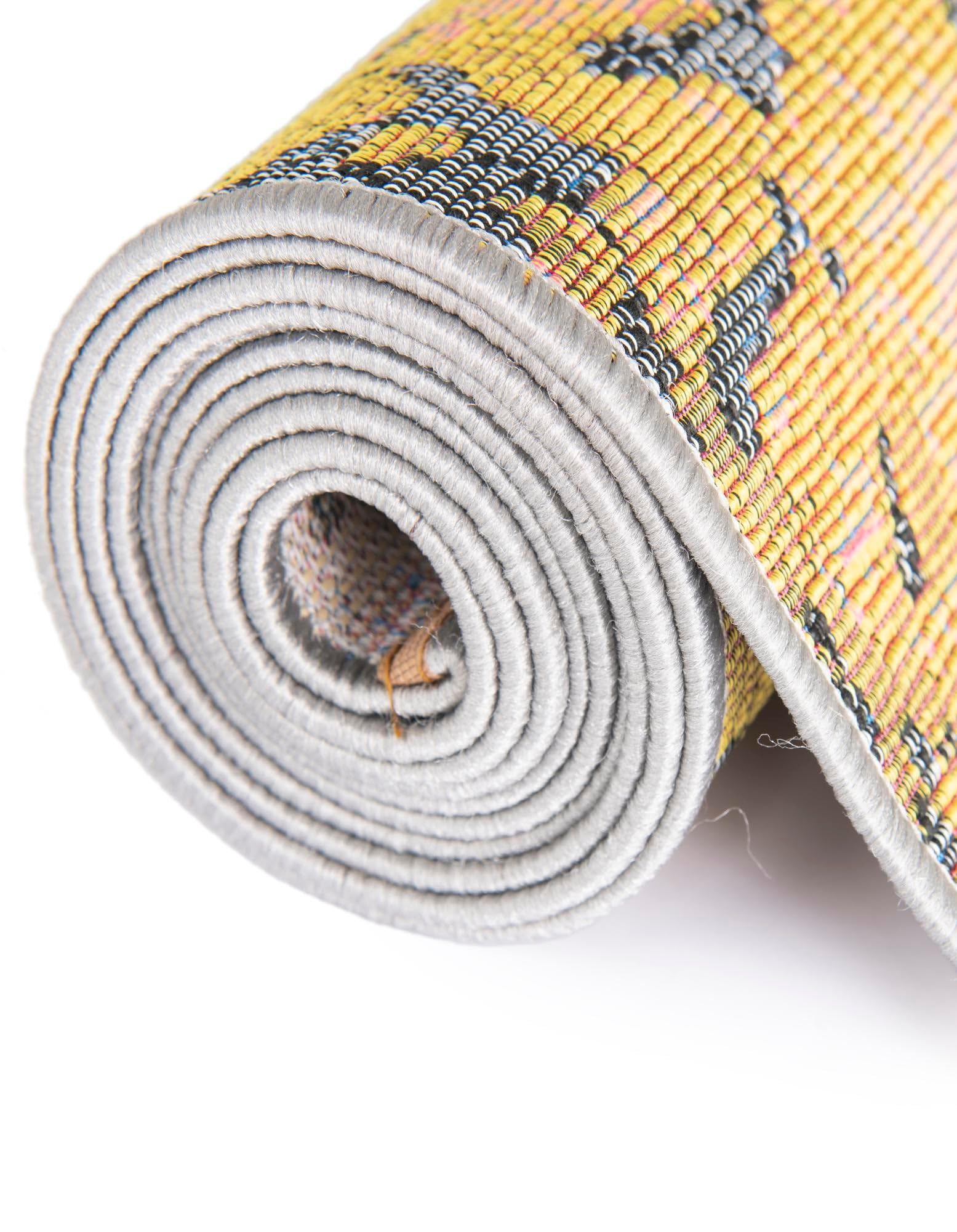 Rugs.com Outdoor Modern Collection Rug – 4x6 Multi Flatweave-Pile Rug Perfect for Entryways, Kitchens, Breakfast Nooks, Accent Pieces - Image 9