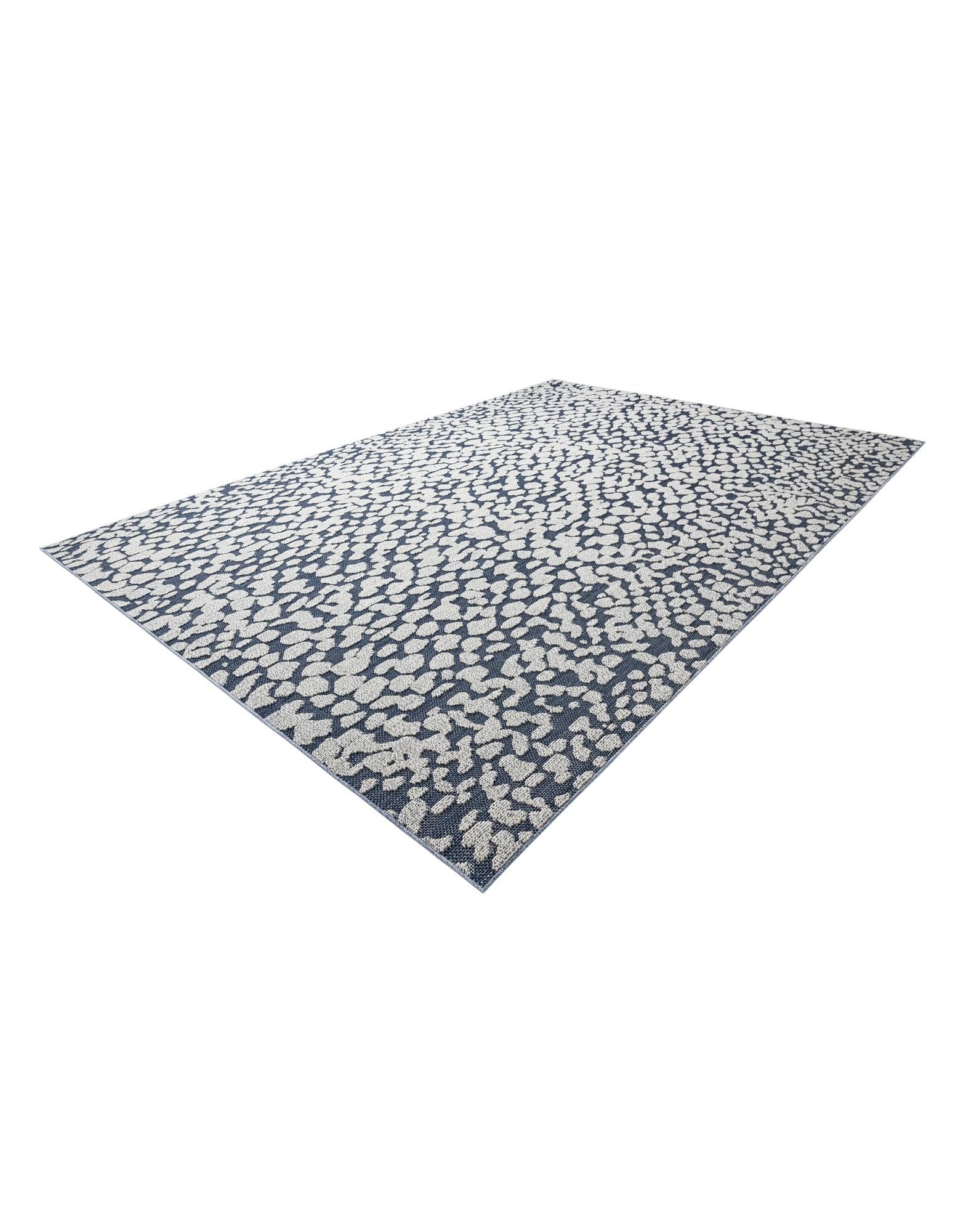 Rugs.com Outdoor Safari Collection Rug – 10x14 Navy Blue Flatweave-Pile Rug Perfect for Living Rooms, Large Dining Rooms, Open Floorplans - Image 4