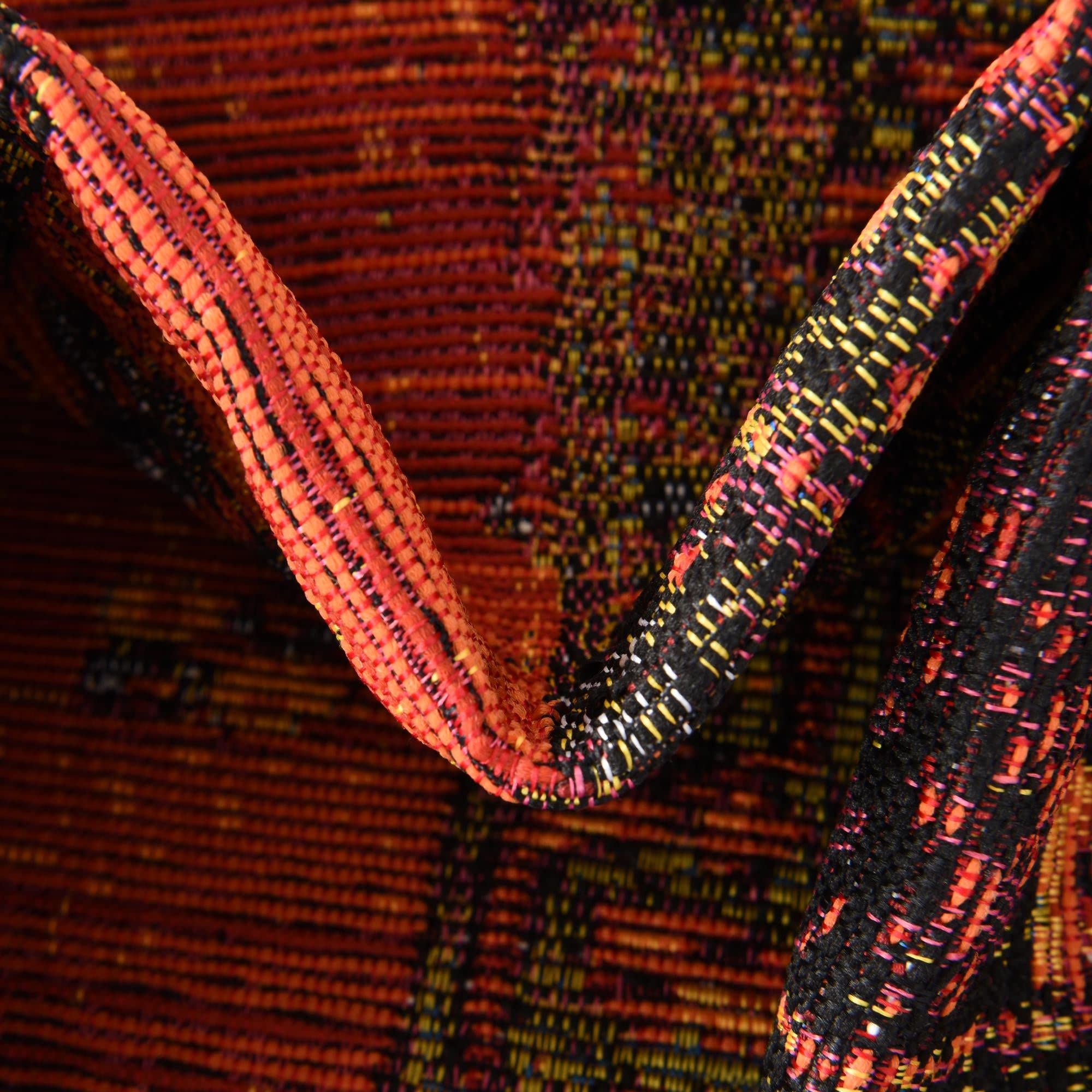 Rugs.com Outdoor Tribal Collection Rug – 10 Ft Round Multi Flatweave-Pile Rug Perfect for Kitchens, Dining Rooms - Image 6