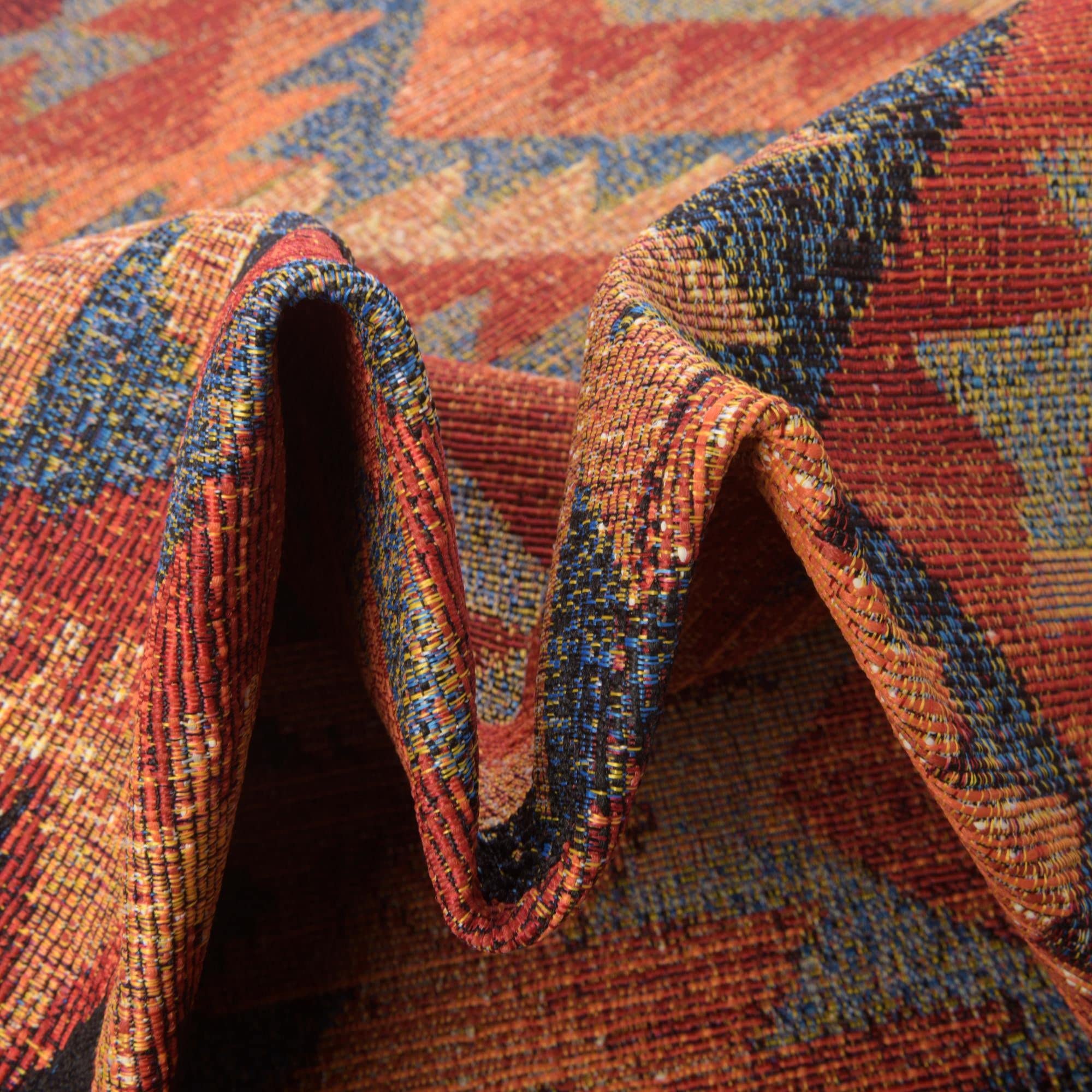 Rugs.com Outdoor Tribal Collection Rug – 10 Ft Runner Multi Flatweave-Pile Rug Perfect for Hallways, Entryways - Image 6