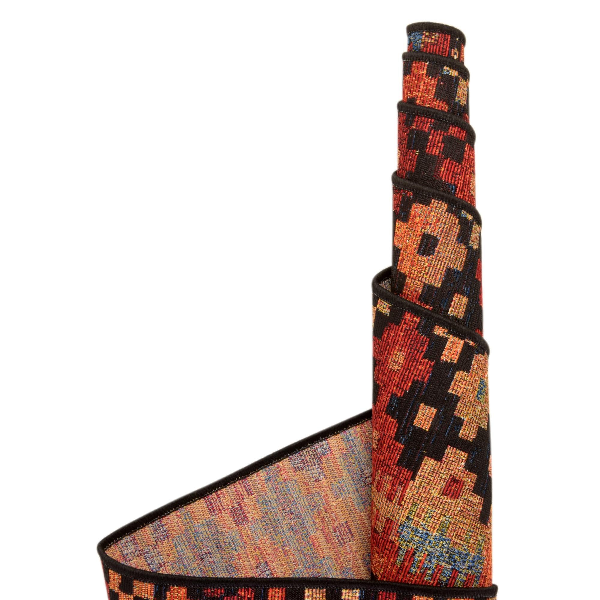 Rugs.com Outdoor Tribal Collection Rug – 10 Ft Runner Multi Flatweave-Pile Rug Perfect for Hallways, Entryways - Image 9