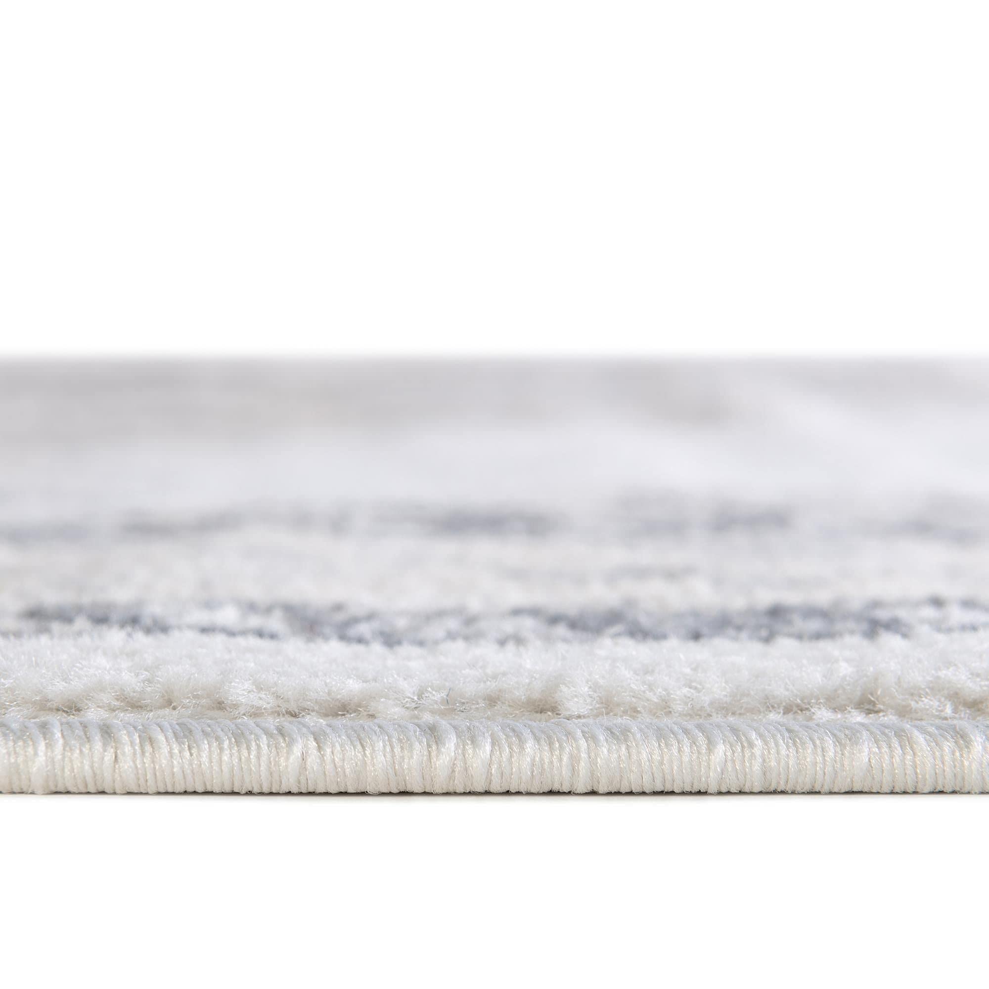 Rugs.com Parker Collection Rug – 4' X 6' Oval Ivory Medium Rug Perfect for Living Rooms, Large Dining Rooms, Open Floorplans - Image 5