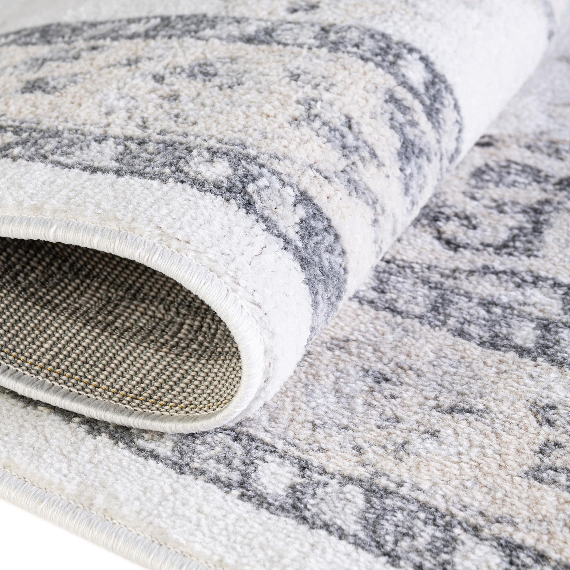 Rugs.com Parker Collection Rug – 4' X 6' Oval Ivory Medium Rug Perfect for Living Rooms, Large Dining Rooms, Open Floorplans - Image 6