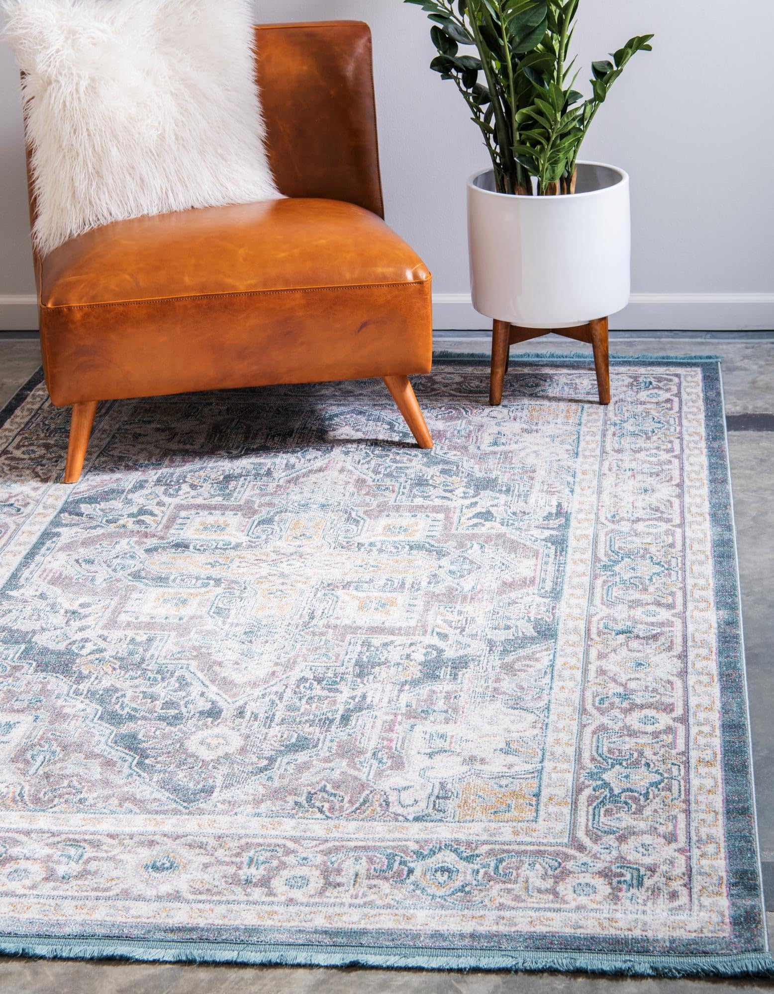 Rugs.com Santiago Collection Rug – 10x13 Gray Medium-Pile Rug Perfect for Living Rooms, Large Dining Rooms, Open Floorplans - Image 7