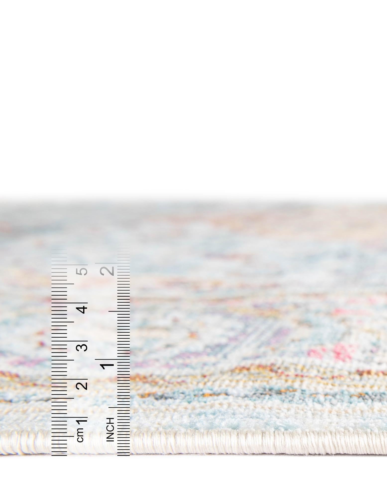 Rugs.com Santiago Collection Rug – 10x13 Light Blue Medium-Pile Rug Perfect for Living Rooms, Large Dining Rooms, Open Floorplans - Image 6