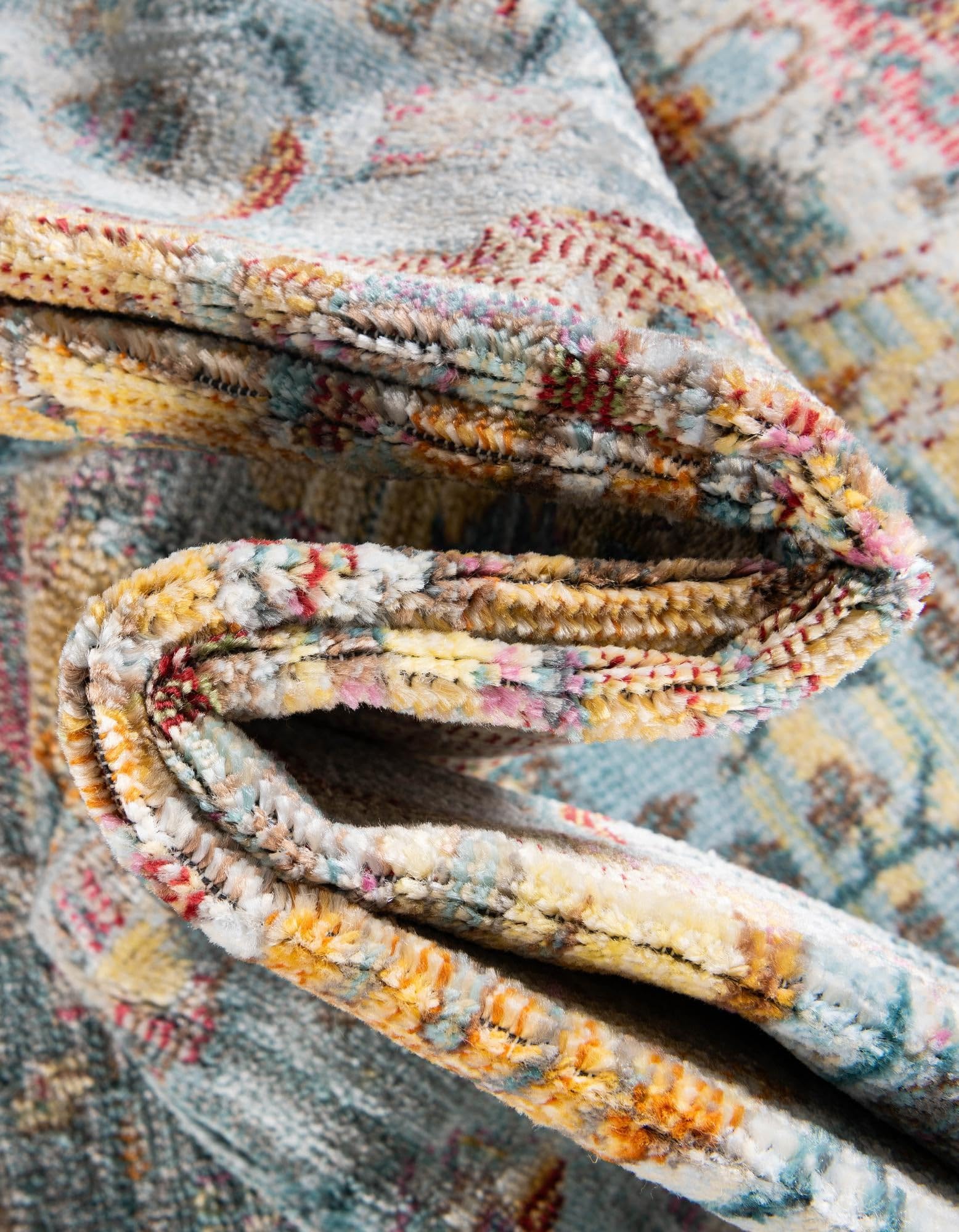 Rugs.com Santiago Collection Rug – 10x13 Light Blue Medium-Pile Rug Perfect for Living Rooms, Large Dining Rooms, Open Floorplans - Image 9