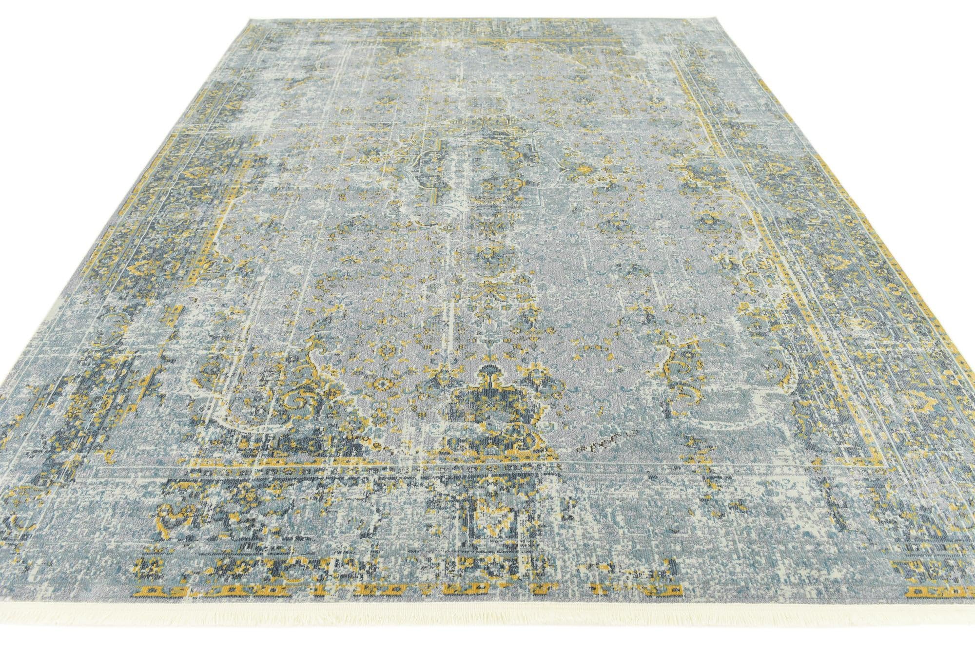 Rugs.com Santiago Collection Rug – 8x10 Gray Medium-Pile Rug Perfect for Living Rooms, Large Dining Rooms, Open Floorplans - Image 5
