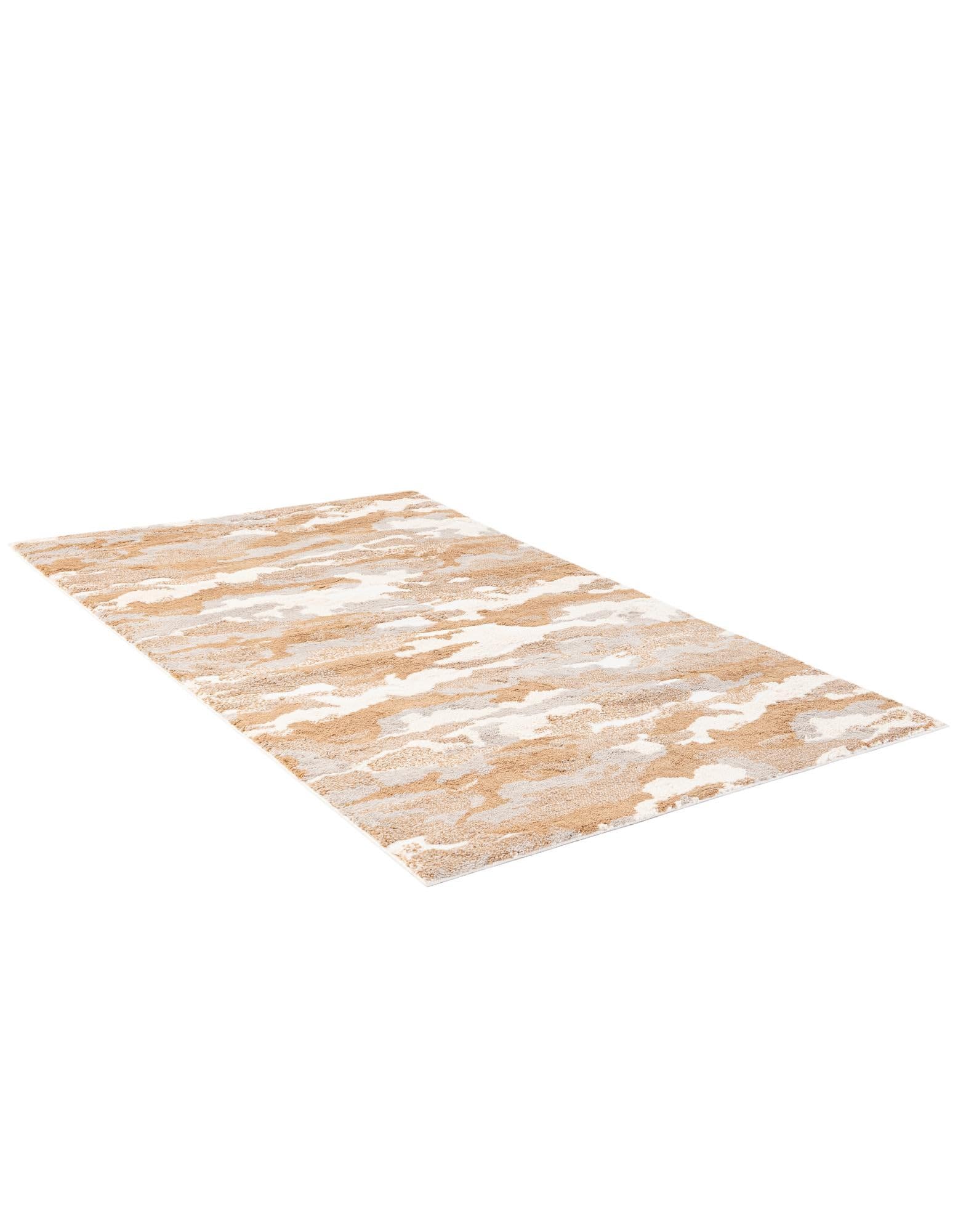 Rugs.com Sepia Collection Rug – 4x6 Caramel and Ivory High-Pile Rug Perfect for Entryways, Kitchens, Breakfast Nooks, Accent Pieces - Image 4