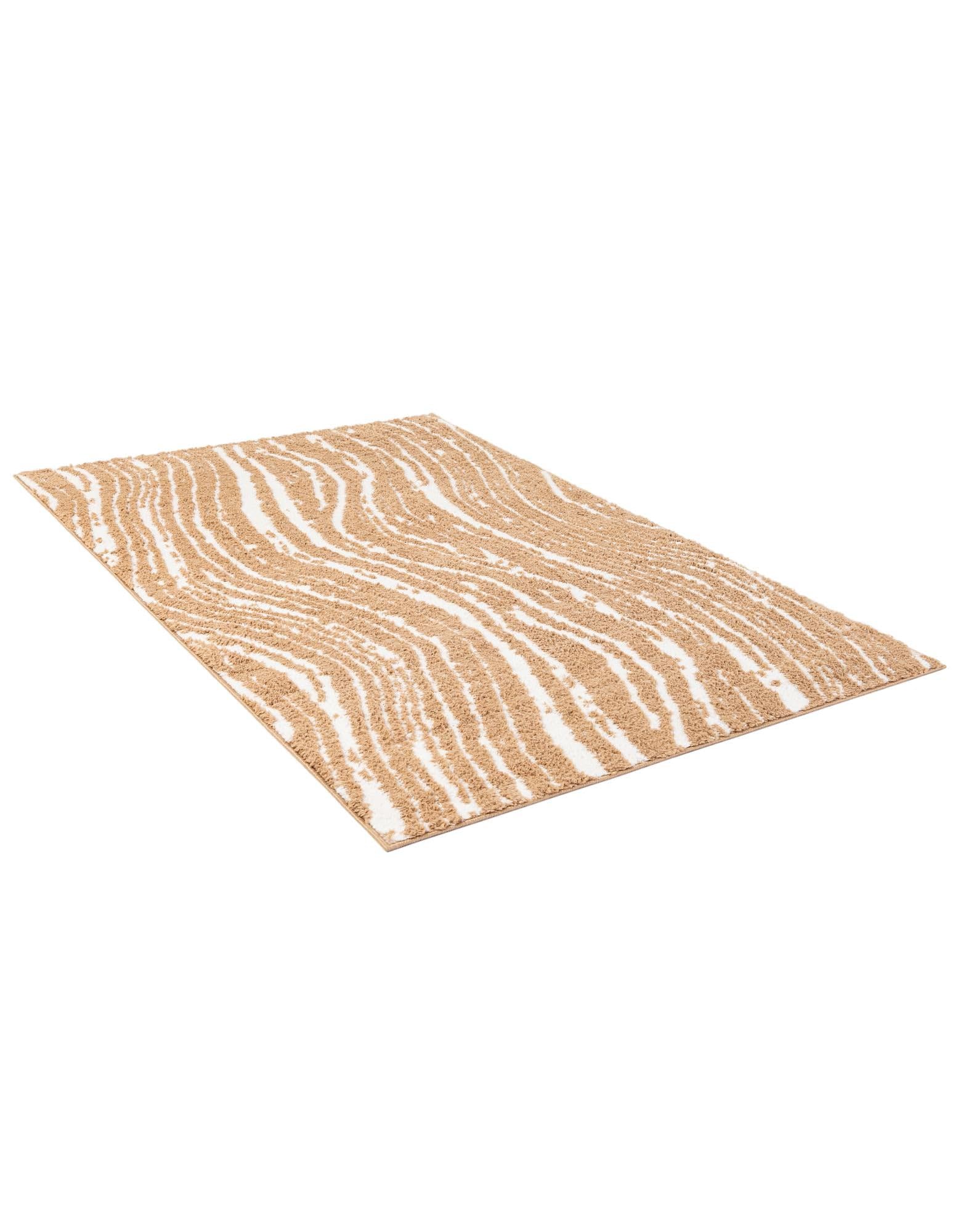 Rugs.com Sepia Collection Rug – 4x6 Caramel and Ivory High-Pile Rug Perfect for Entryways, Kitchens, Breakfast Nooks, Accent Pieces - Image 3