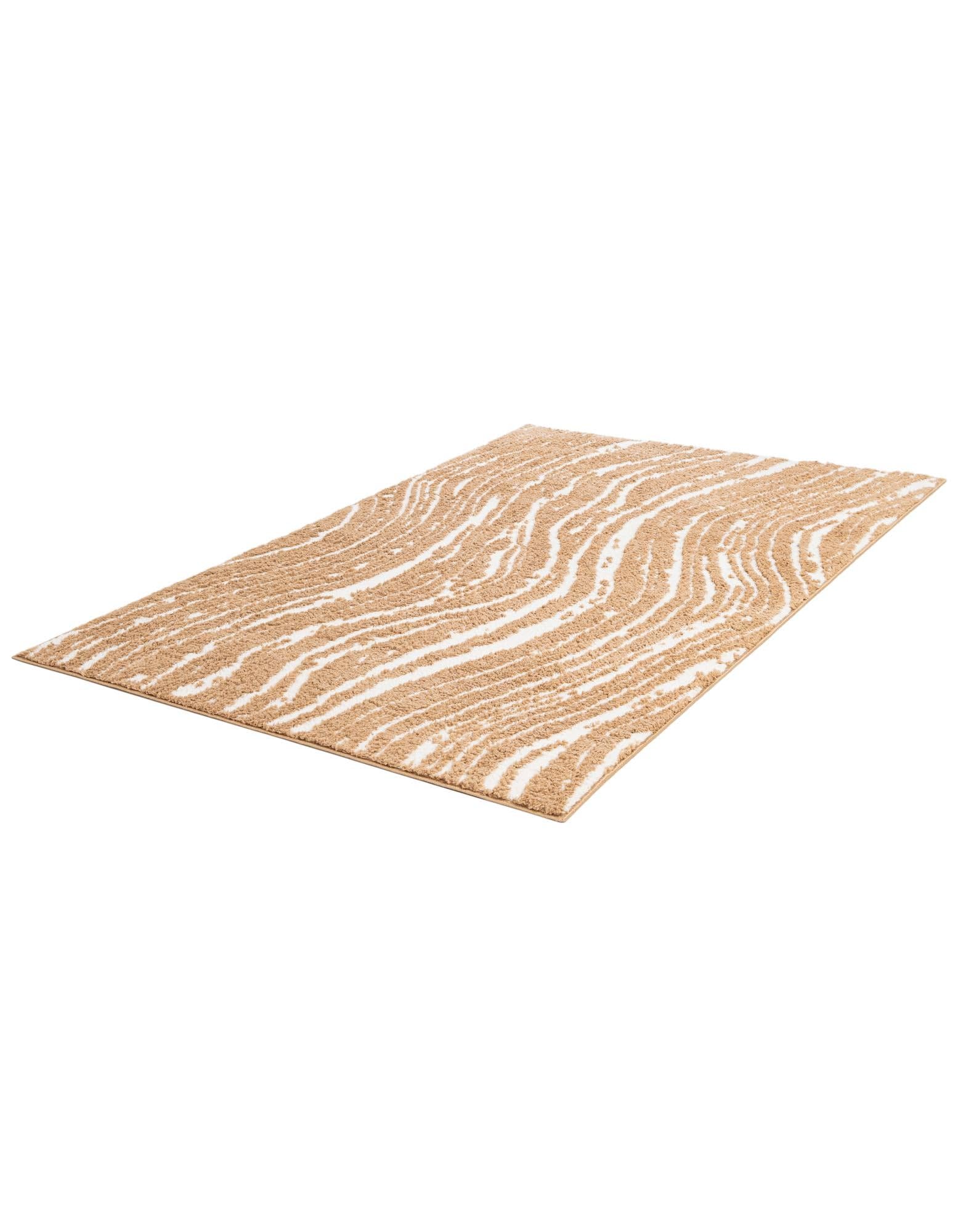 Rugs.com Sepia Collection Rug – 4x6 Caramel and Ivory High-Pile Rug Perfect for Entryways, Kitchens, Breakfast Nooks, Accent Pieces - Image 4