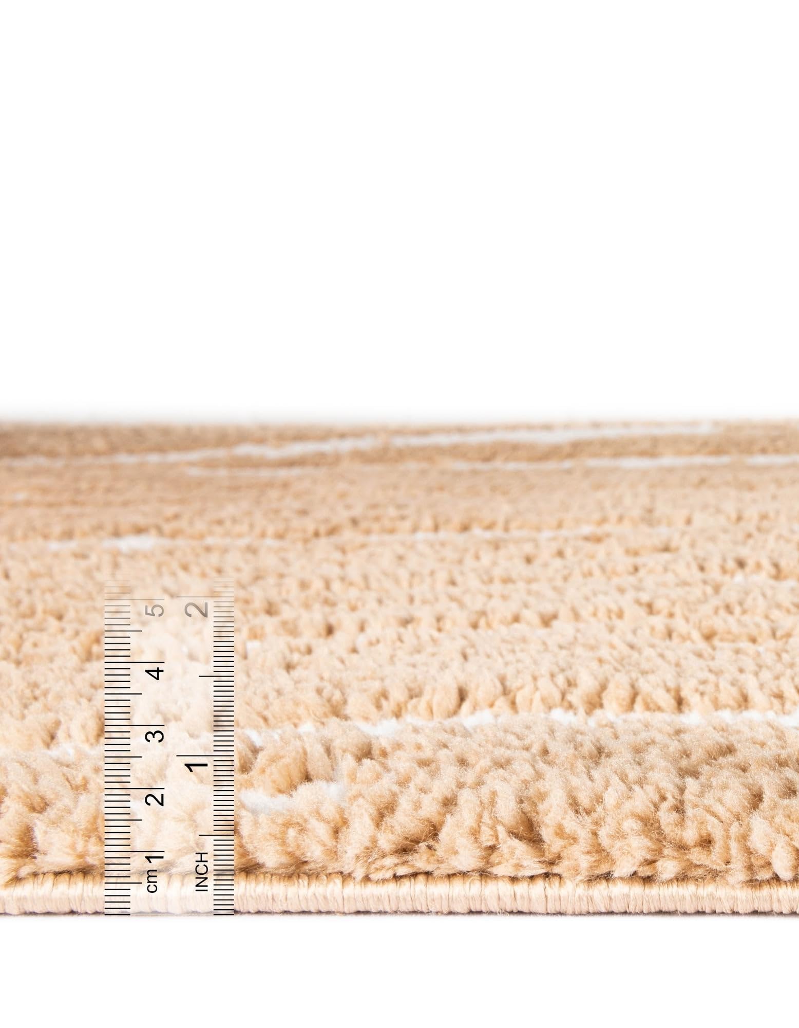 Rugs.com Sepia Collection Rug – 4x6 Caramel and Ivory High-Pile Rug Perfect for Entryways, Kitchens, Breakfast Nooks, Accent Pieces - Image 9