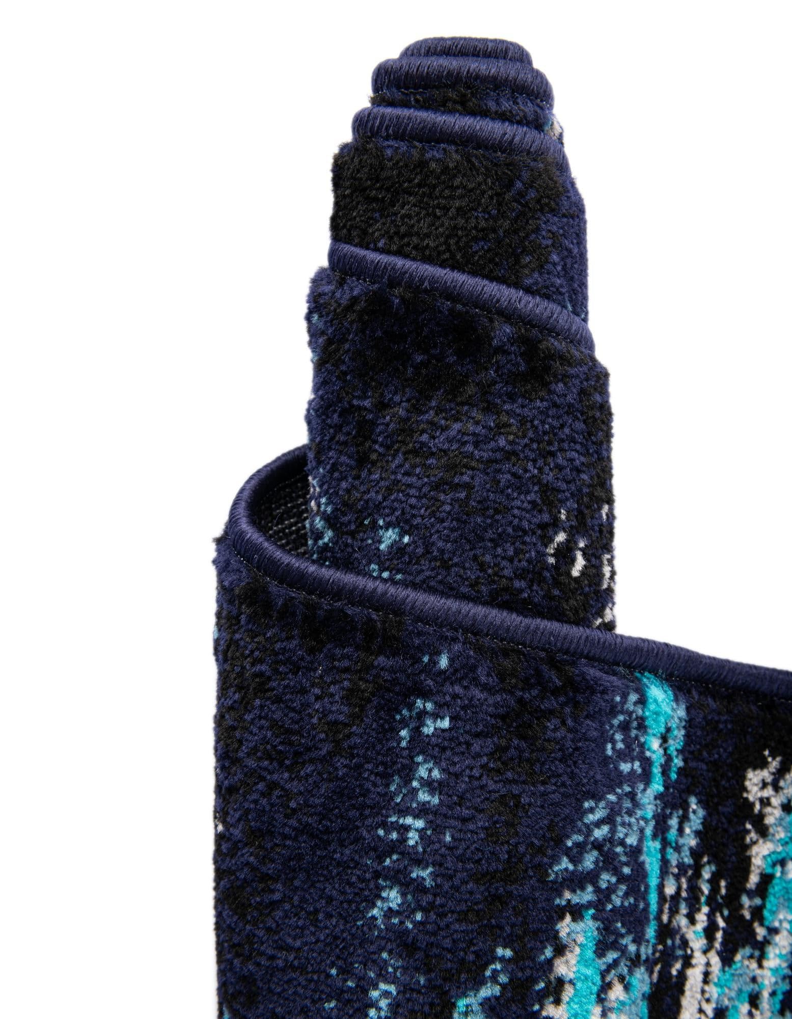 Rugs.com Sydney Collection Rug – 4x6 Oval Navy Blue Low-Pile Rug Perfect for Living Rooms, Large Dining Rooms, Open Floorplans - Image 9