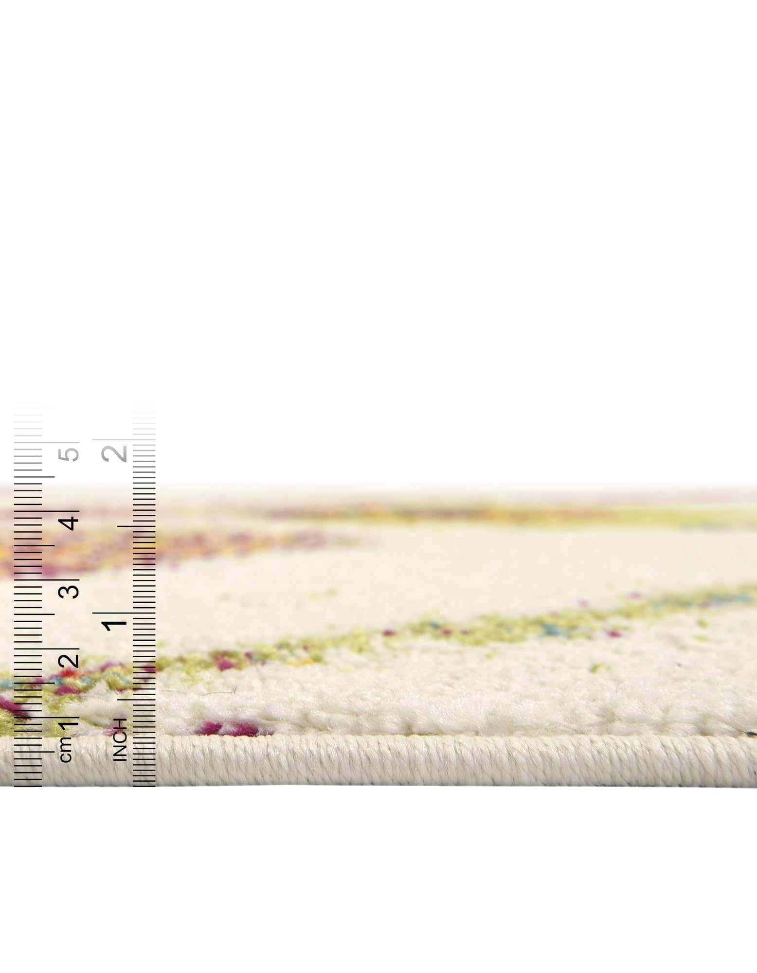 Rugs.com Tuscany Collection Rug – 8 Ft Round Ivory Medium-Pile Rug Perfect for Kitchens, Dining Rooms - Image 4