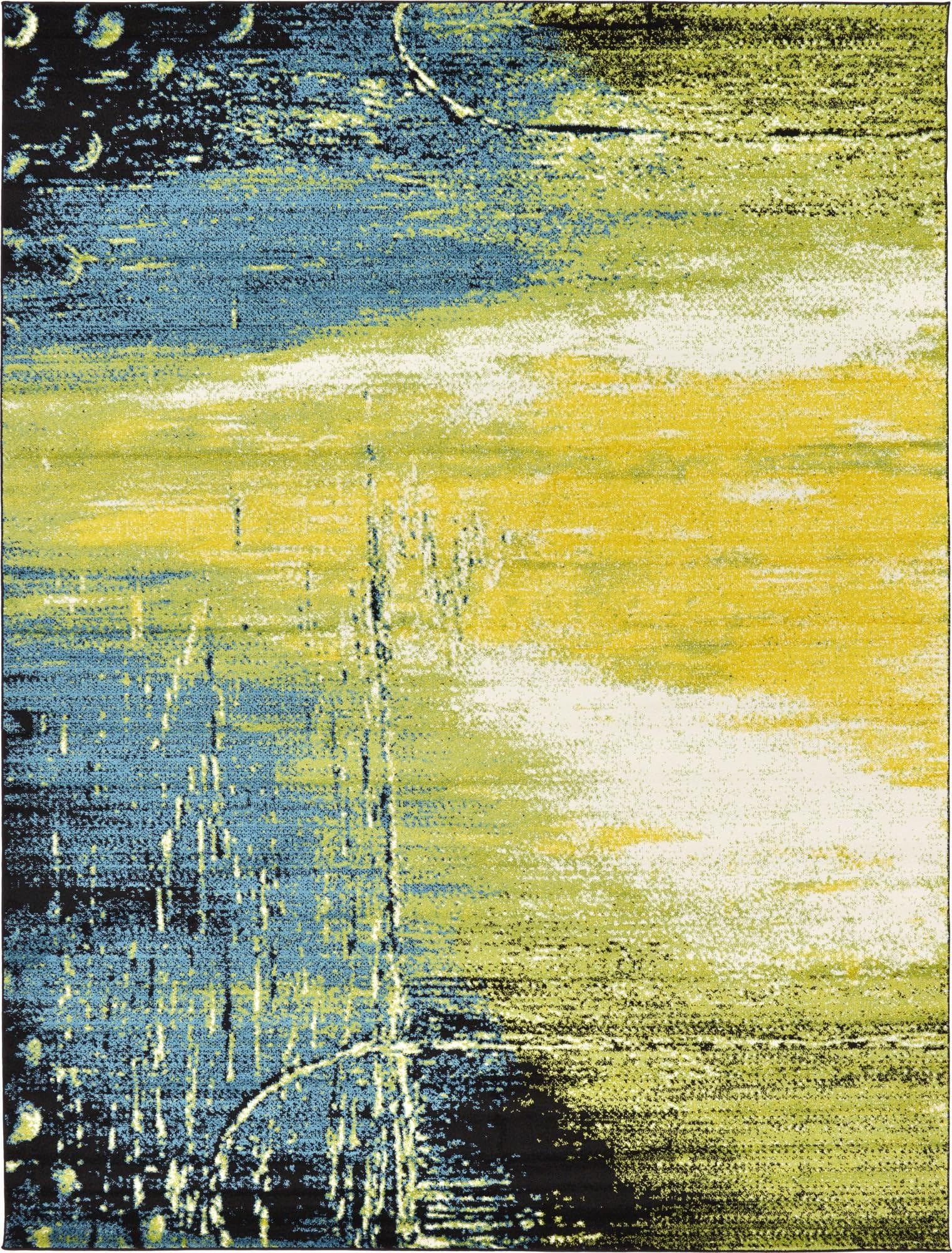 Rugs.com Tuscany Collection Rug – 9x12 Light Green Medium-Pile Rug Perfect for Living Rooms, Large Dining Rooms, Open Floorplans - Image 3