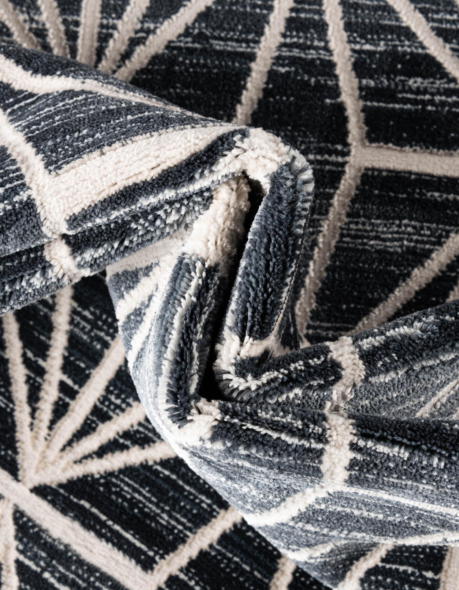 Rugs.com Uptown Collection Rug – 6 Ft Runner Navy Blue Medium-Pile Rug Perfect for Hallways, Entryways - Image 8