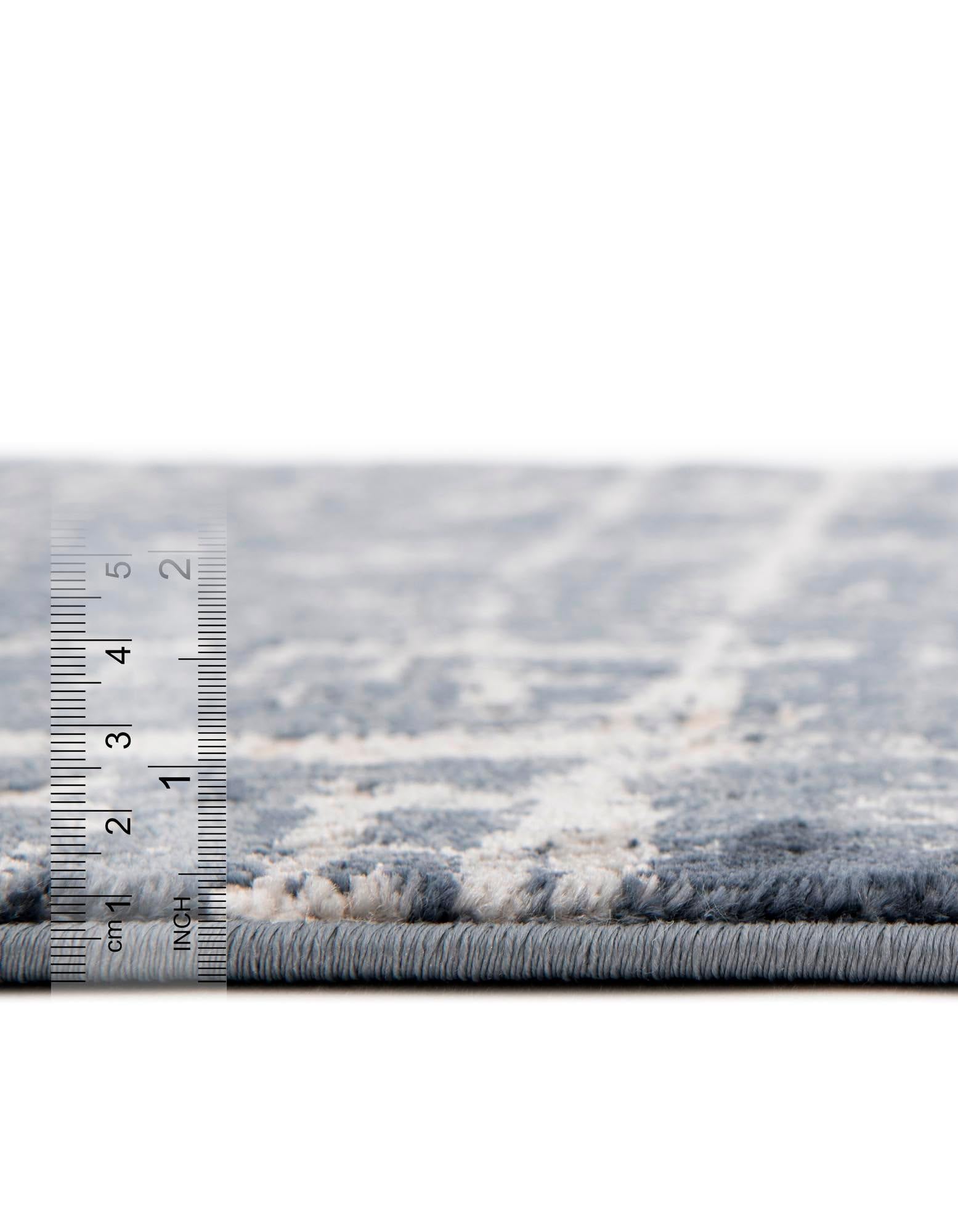 Rugs.com Uptown Collection Rug – 6 Ft Runner Navy Blue Medium-Pile Rug Perfect for Hallways, Entryways - Image 5