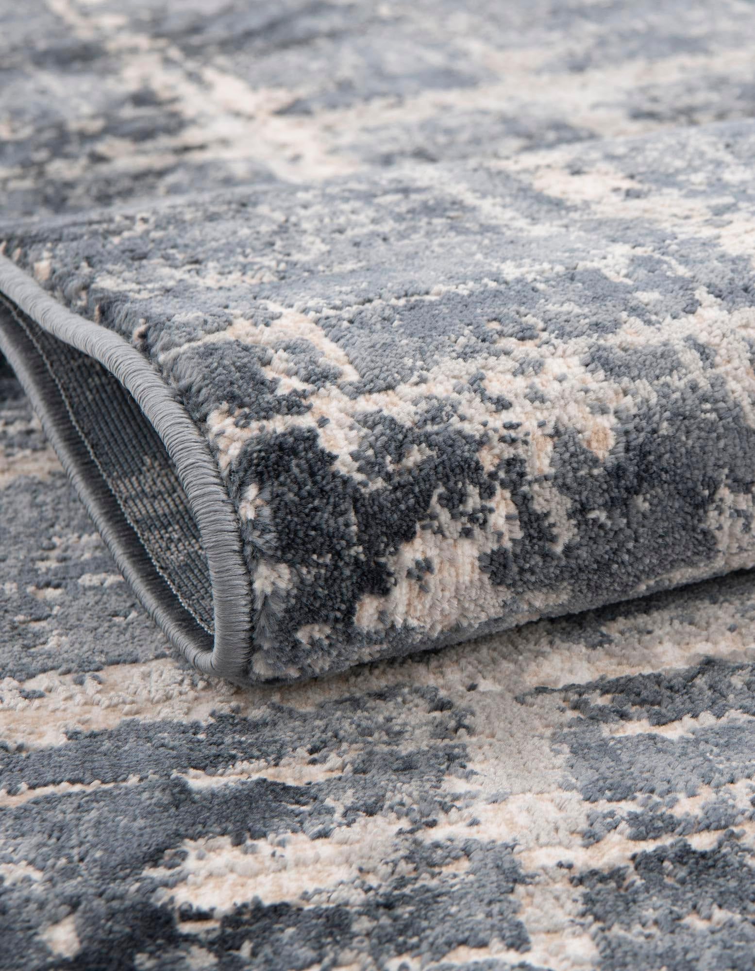 Rugs.com Uptown Collection Rug – 6 Ft Runner Navy Blue Medium-Pile Rug Perfect for Hallways, Entryways - Image 6