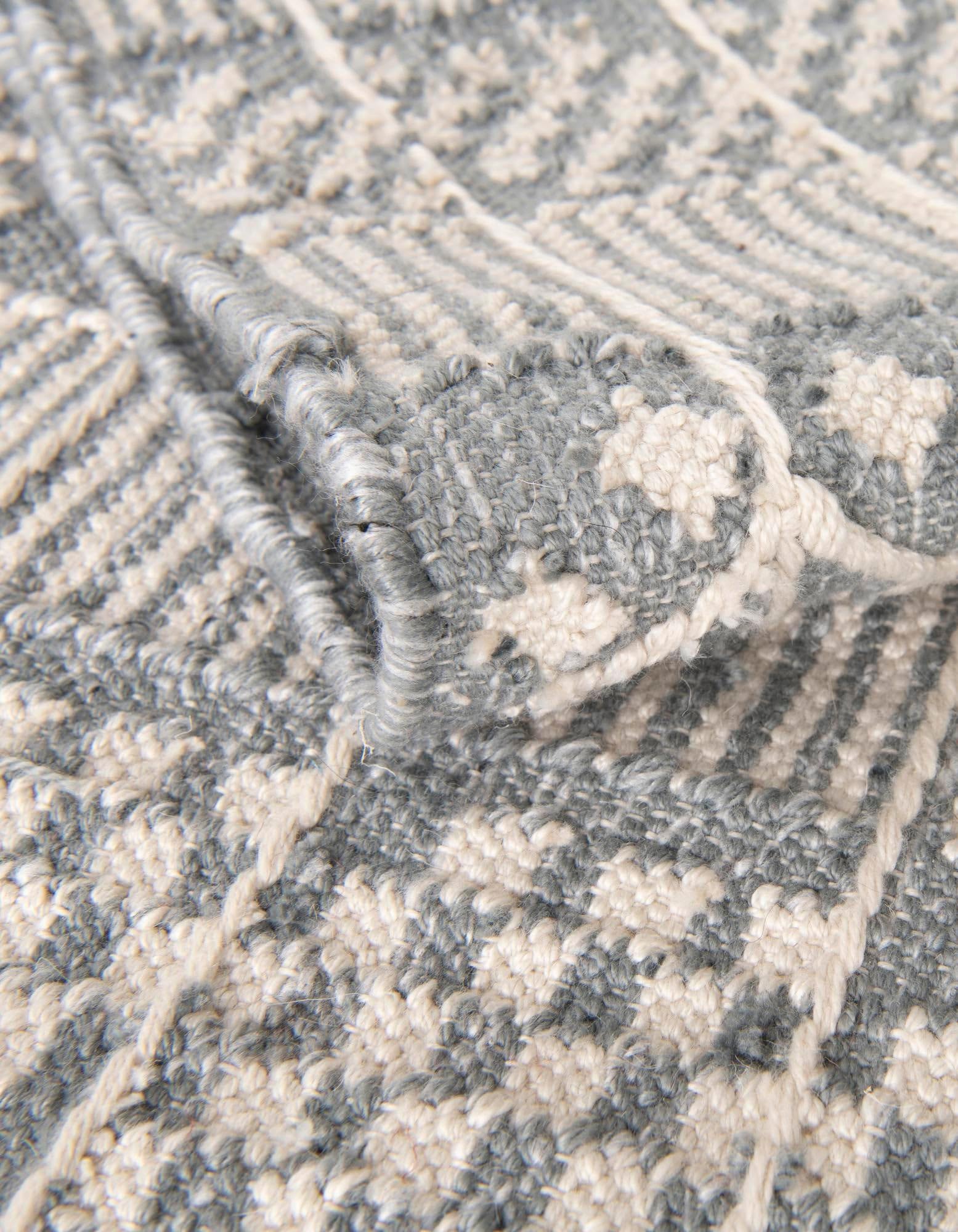 Rugs.com Washable Eco Bohemian Indoor/Outdoor Rug Collection Rug – 10x14 Cool Gray Flatweave-Pile Rug Perfect for Living Rooms, Large Dining Rooms, Open Floorplans - Image 8