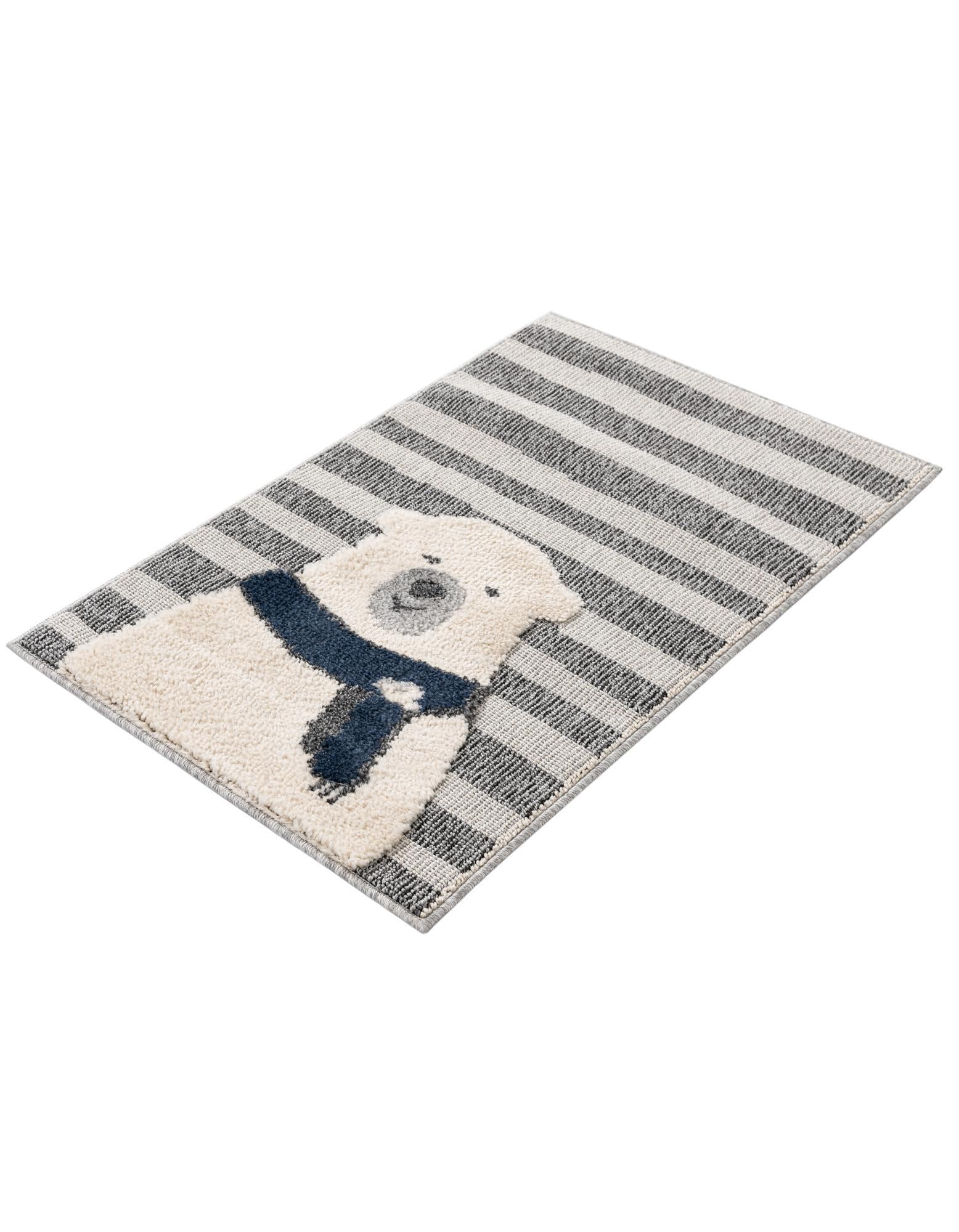 Rugs.com Whimsy Kids Collection Rug – 2x3 Gray Medium-Pile Rug Perfect for Entryways, Kitchens, Breakfast Nooks, Accent Pieces - Image 4