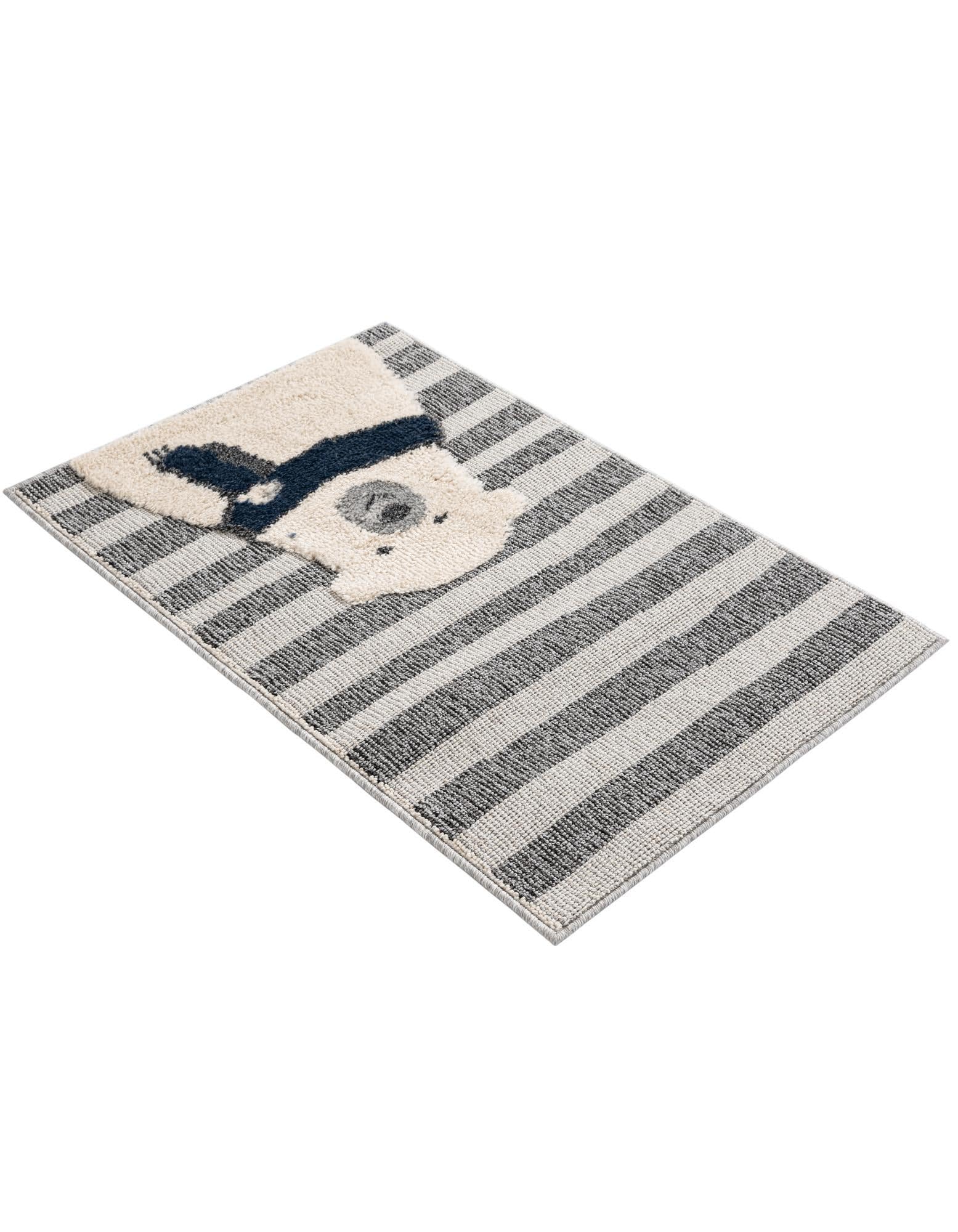 Rugs.com Whimsy Kids Collection Rug – 2x3 Gray Medium-Pile Rug Perfect for Entryways, Kitchens, Breakfast Nooks, Accent Pieces - Image 5