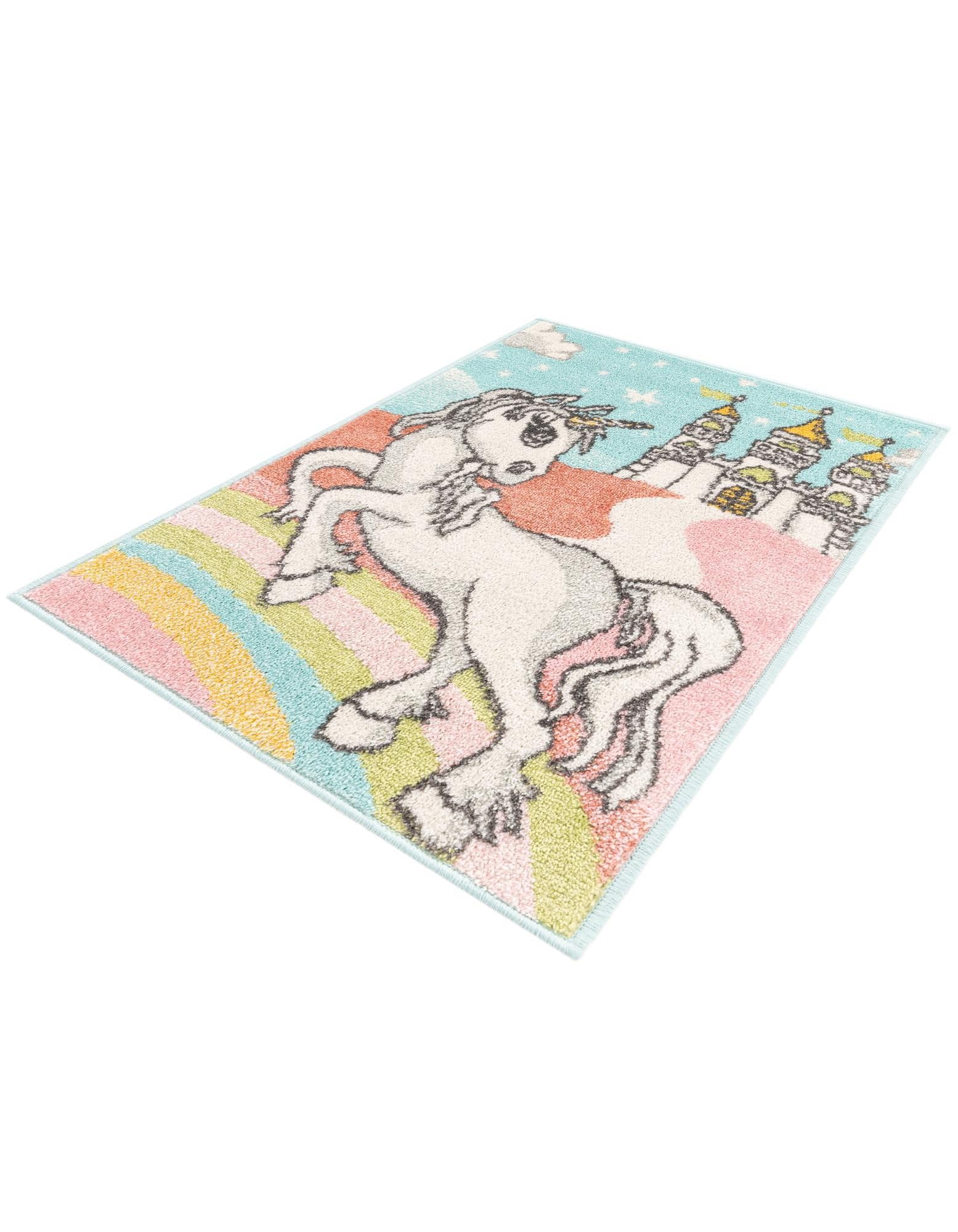 Rugs.com Whimsy Kids Collection Rug – 2x3 Multi Medium-Pile Rug Perfect for Entryways, Kitchens, Breakfast Nooks, Accent Pieces - Image 3