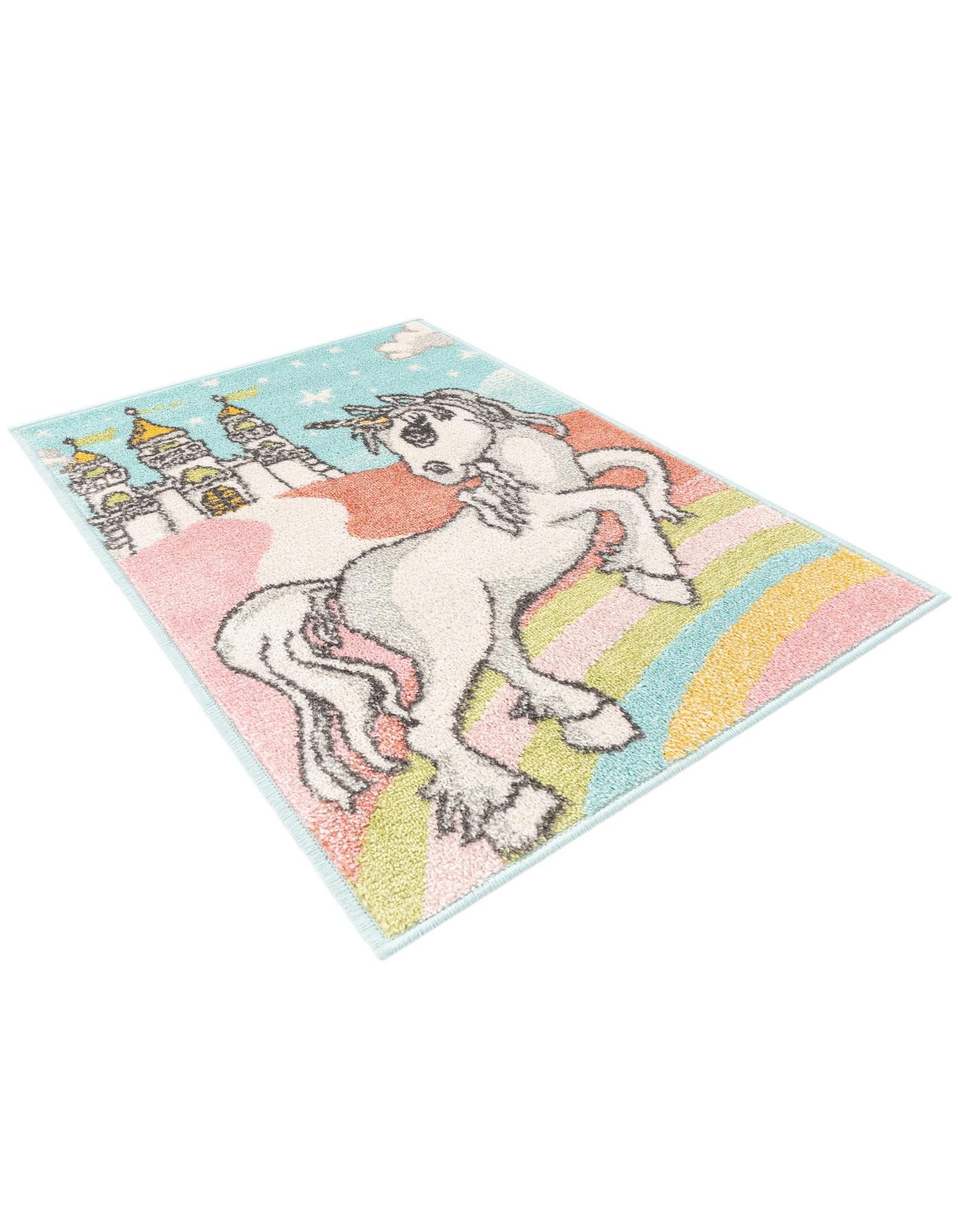 Rugs.com Whimsy Kids Collection Rug – 2x3 Multi Medium-Pile Rug Perfect for Entryways, Kitchens, Breakfast Nooks, Accent Pieces - Image 4