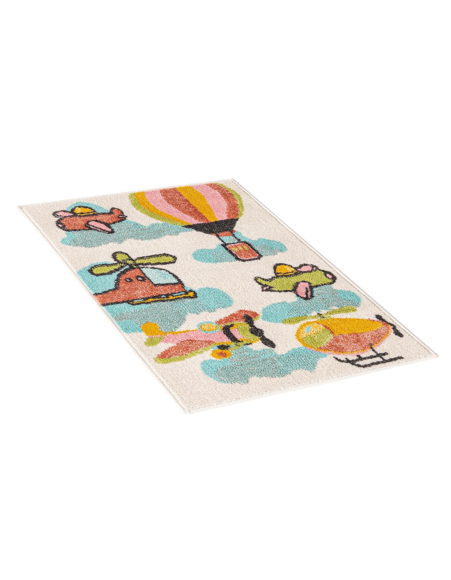 Rugs.com Whimsy Kids Collection Rug – 2x3 Multi Medium-Pile Rug Perfect for Entryways, Kitchens, Breakfast Nooks, Accent Pieces - Image 3