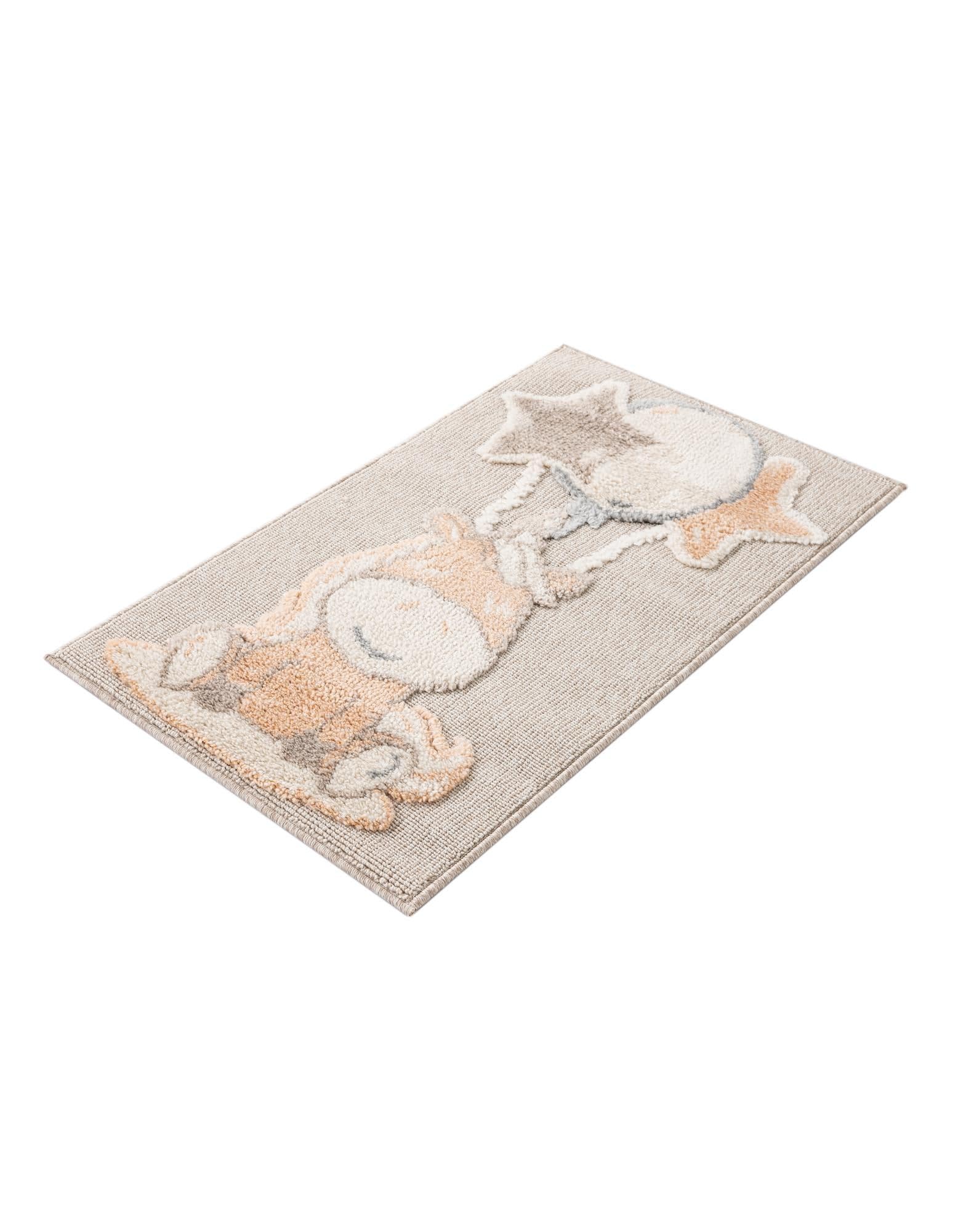 Rugs.com Whimsy Kids Collection Rug – 2x3 Peach Blossom Medium-Pile Rug Perfect for Entryways, Kitchens, Breakfast Nooks, Accent Pieces - Image 3