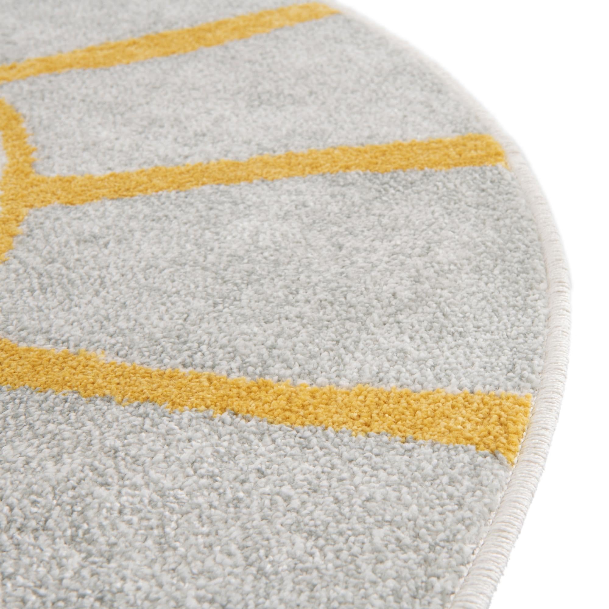 Rugs.com Whimsy Kids Collection Rug – 3 Ft Round Gray Medium-Pile Rug Perfect for Kitchens, Dining Rooms - Image 9