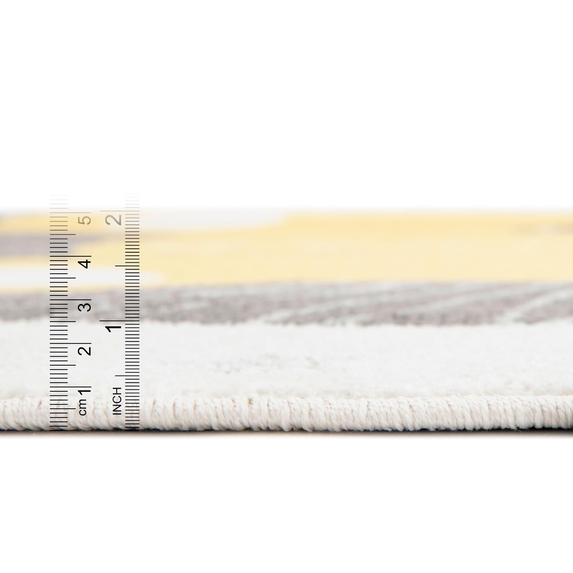 Rugs.com Whimsy Kids Collection Rug – 3 Ft Round Ivory Medium-Pile Rug Perfect for Kitchens, Dining Rooms - Image 7