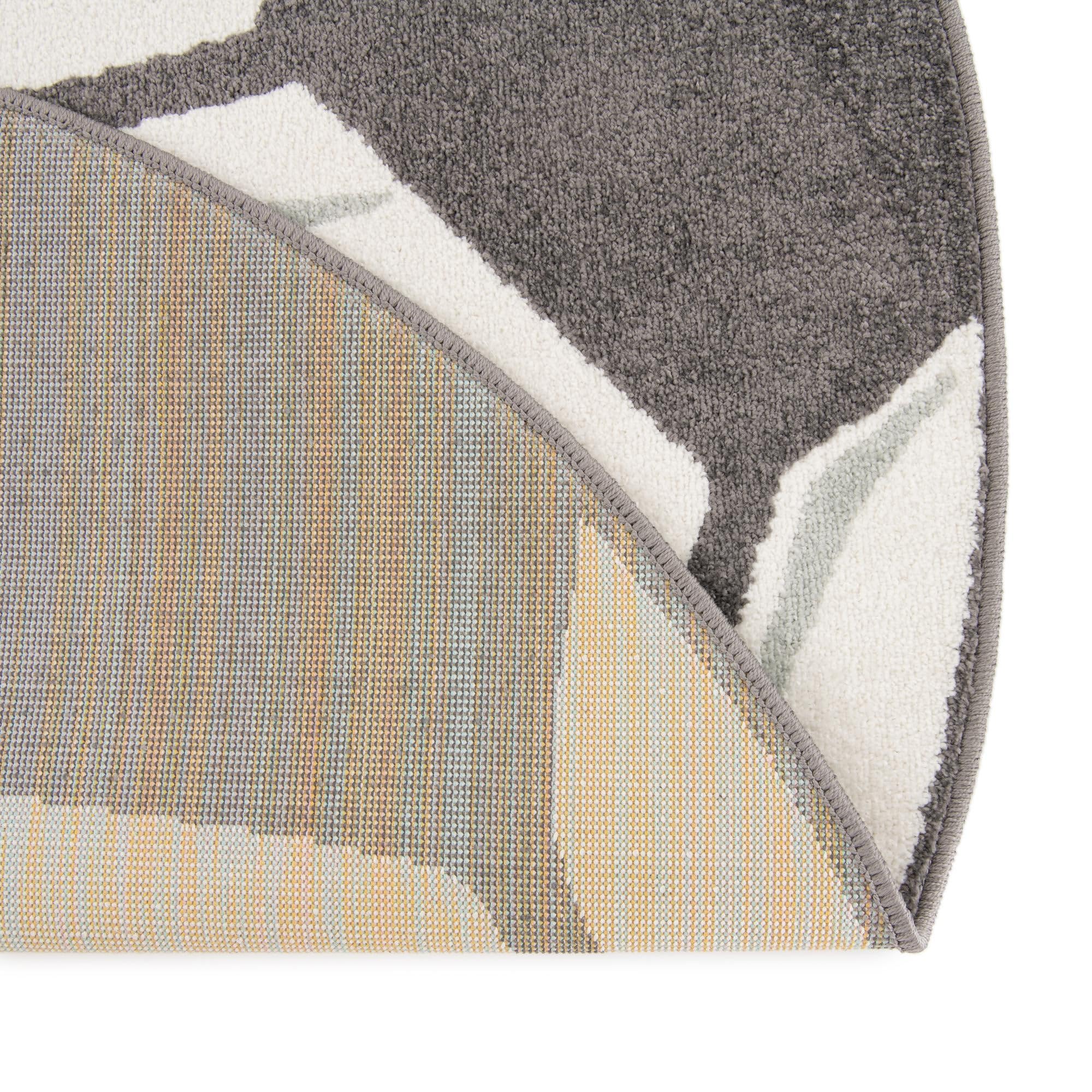 Rugs.com Whimsy Kids Collection Rug – 5 Ft Round Black and White Medium-Pile Rug Perfect for Kitchens, Dining Rooms - Image 9